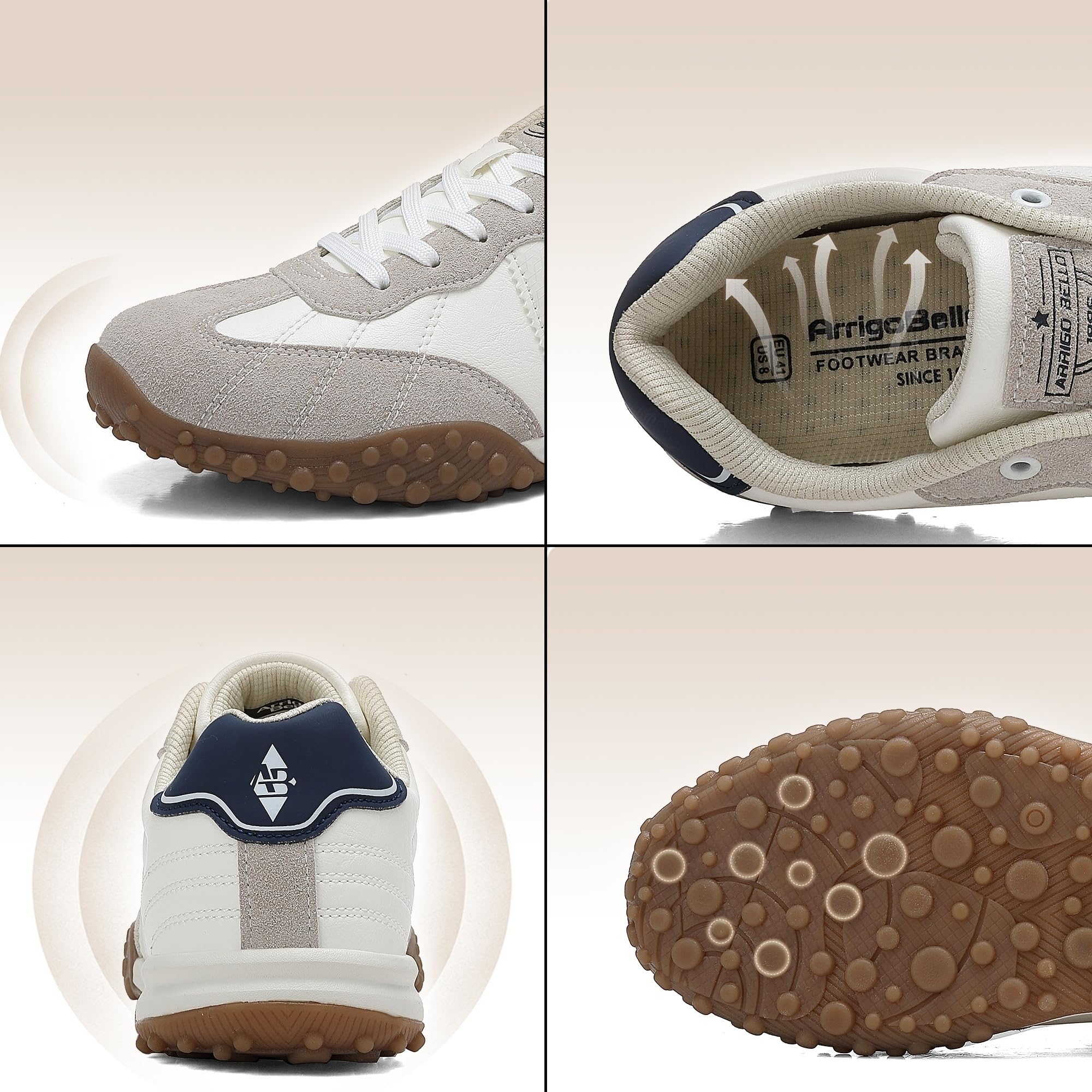 ARRIGO BELLO Scarpe Uomo Sneakers Casual Leggere Ginnastica Antiscivolo Basse Scarpe per Outdoor all'Aperto EU 41-46