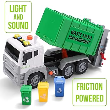 green recycling truck toy