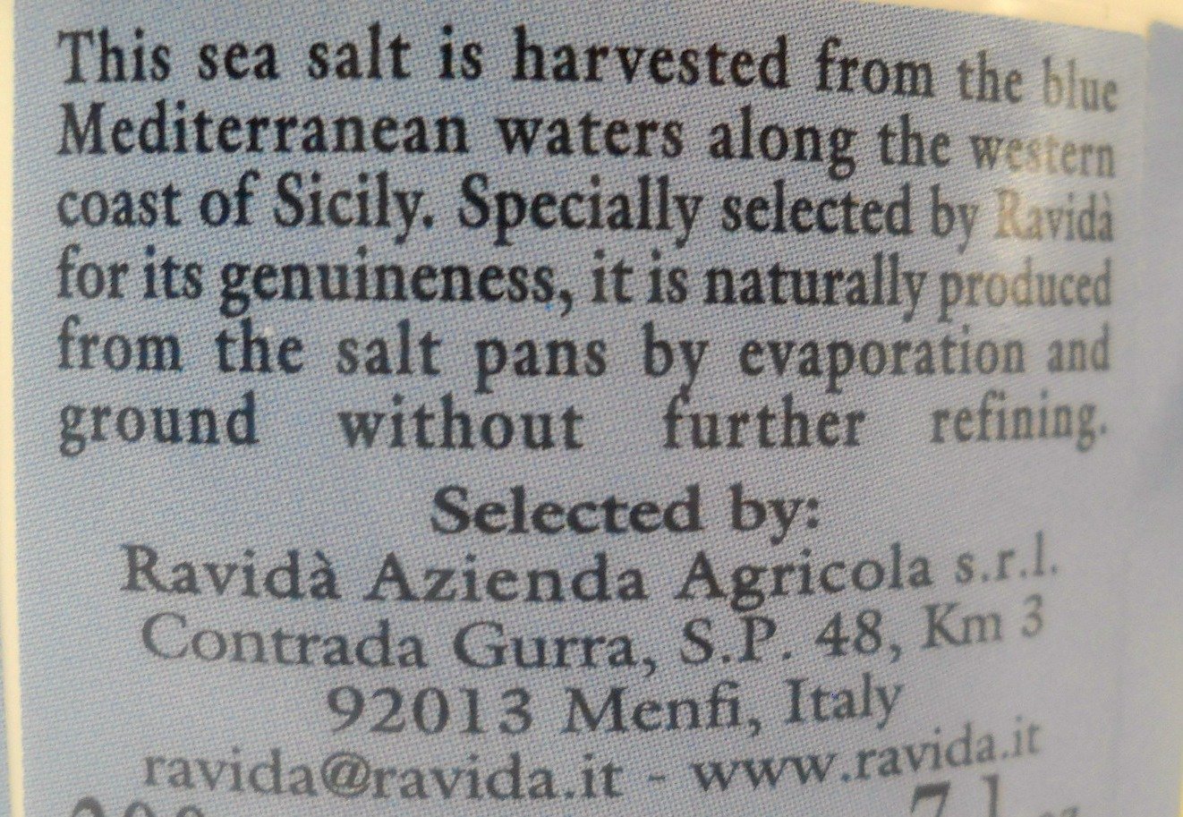 Ravida Sea Salt (Set of 4)