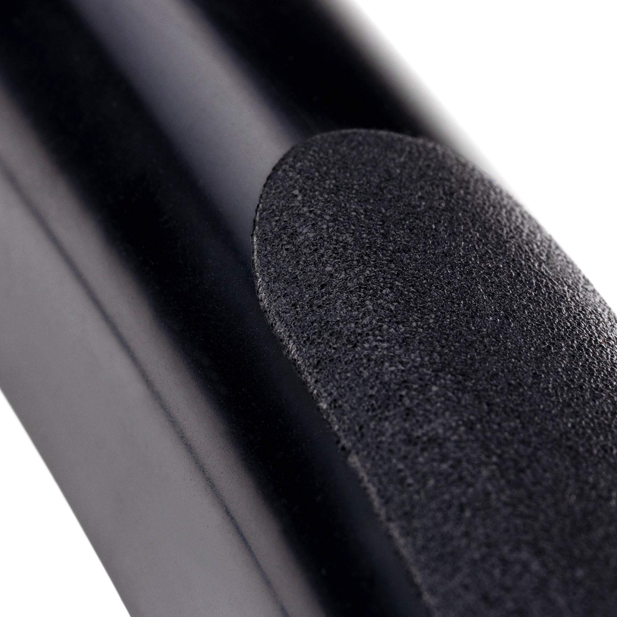 HANGERWORLD 20 Grucce Appendiabiti 42cm in Plastica Nera con Spalline Larghe 4cm per Cappotti e Giacche