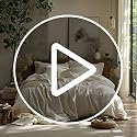 SE SOFTEXLY Muslin Duvet Cover Queen Size, 100% Washed Cotton Duvet Cover Set, Ultra Soft Comforter Cover Linen Like, 3 Pieces Minimalist Gauze Duvet Cover with 2 Pillowcases, 90"x90", White
