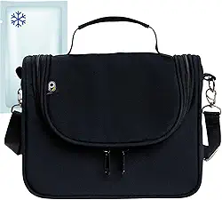 Bolsa Lancheira Térmica Adulto ou Infantil PGH, Modelo COMPACT MINI, Capacidade de 4 Litros, com Alça de Ombros Ajustável com Gelo Reutilizável incluso