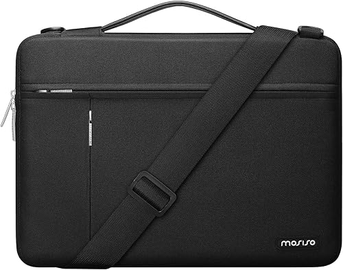 MOSISO 360 - Bolsa de hombro protectora para laptop compatible con MacBook Pro 16 2023-2019 M2 A2780 M1 A2485 ProMax A2141, portátil de 15-15.6 MOSISO 360 - Bolsa de hombro protectora para laptop compatible con MacBook Pro 16 2023-2019 M2 A2780 M1 A2485 ProMax A2141, portátil de 15-15.6