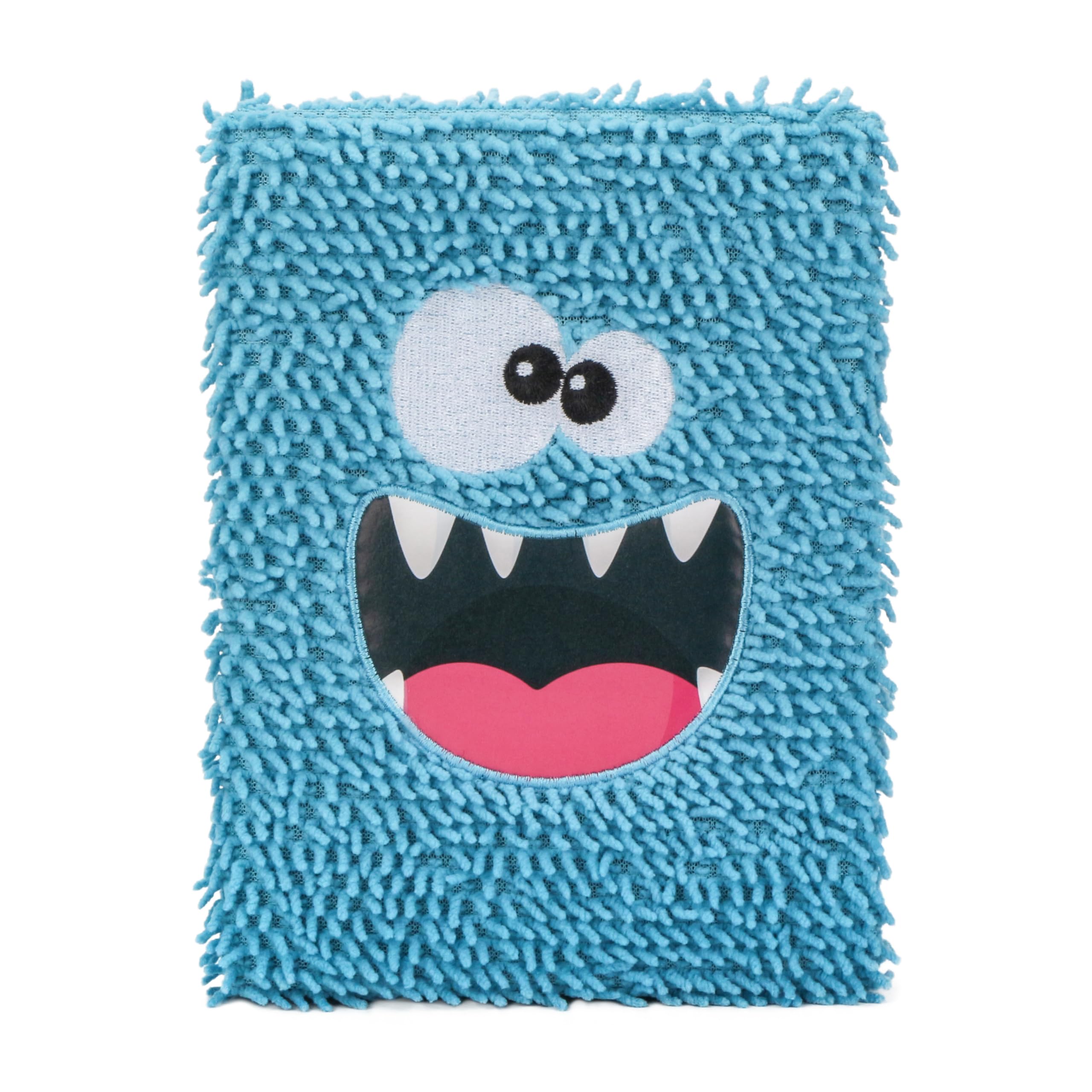 EXERZ A5 Notebook “Funky Monster”, Children Journal Diary, Notepad for Kids Fluffy and soft, Cute and Functional