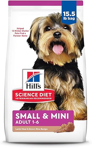 Alimentos secos para perros de raza pequeña y mini, de Hills Science Diet, Cordero
