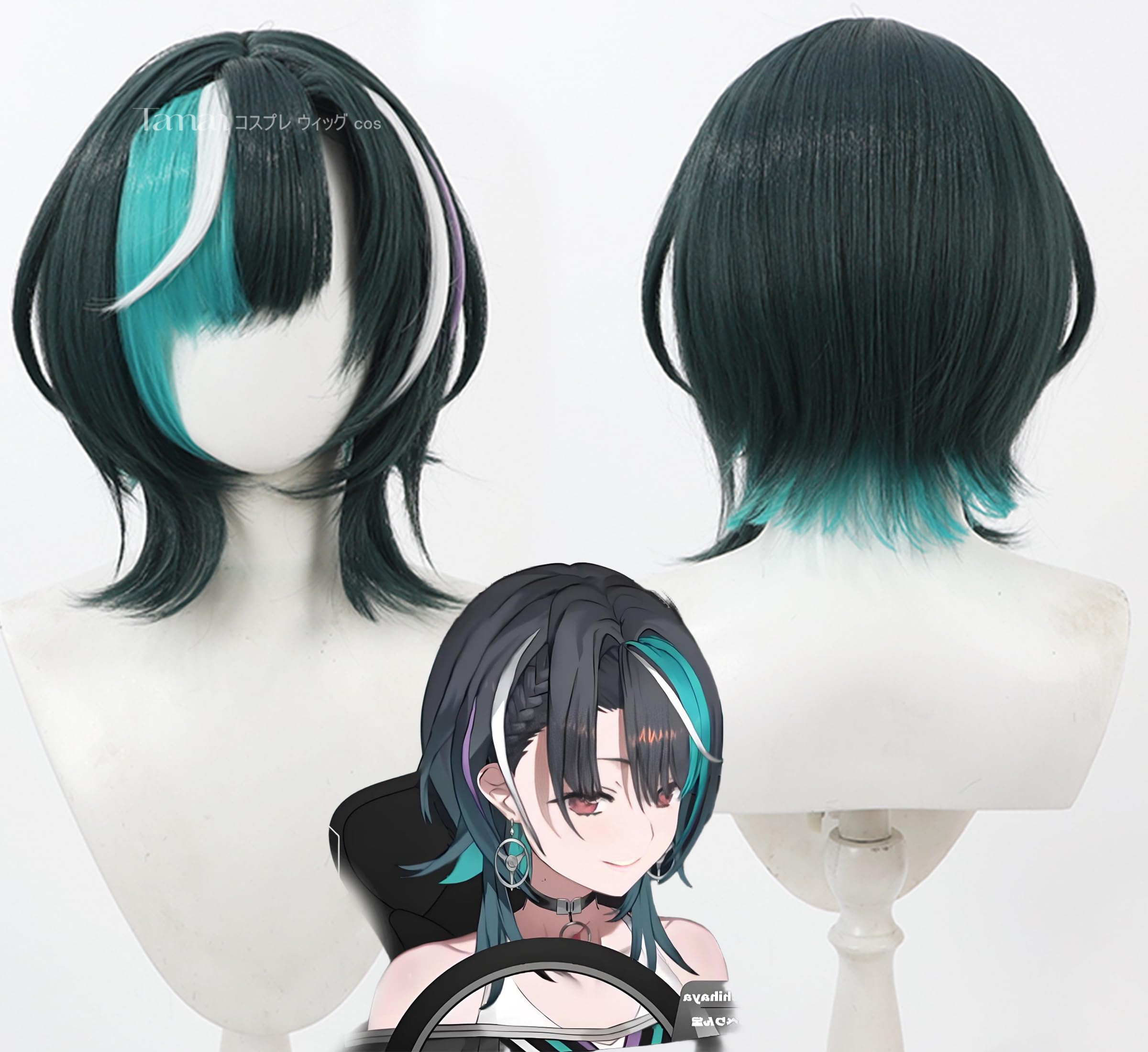 Amazon.co.jp: コスプレ ウィッグ ネット付き 輪堂千速 りんどうちはや