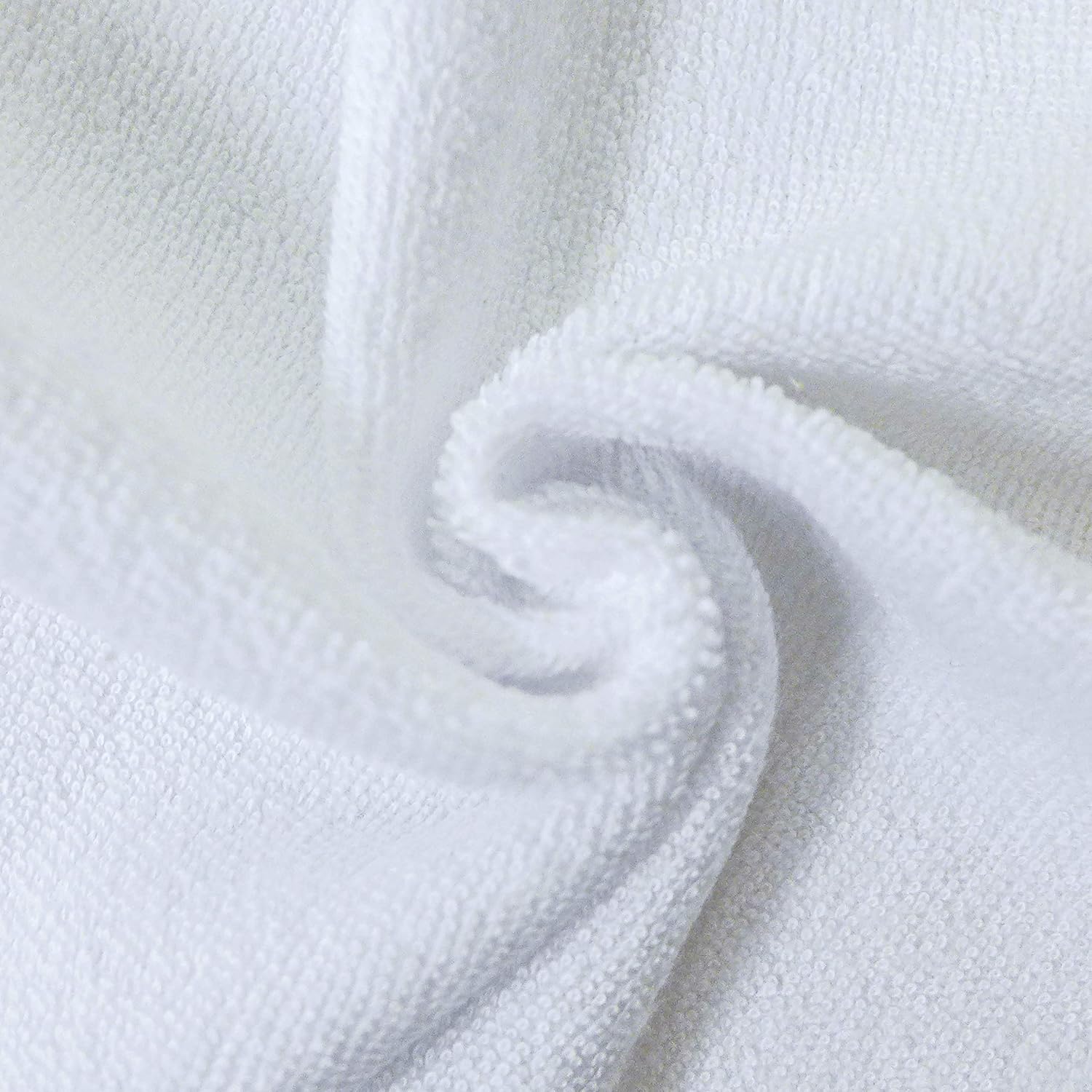 Neat Solutions 24 Piece Washcloth Set, Solid White