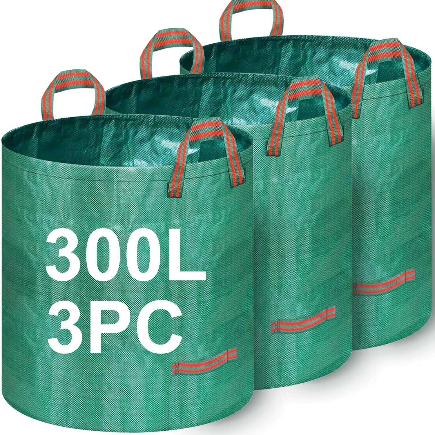 Goutime Heavy Duty Garden Waste Bags, Extra Large Reusable Leaf Bags