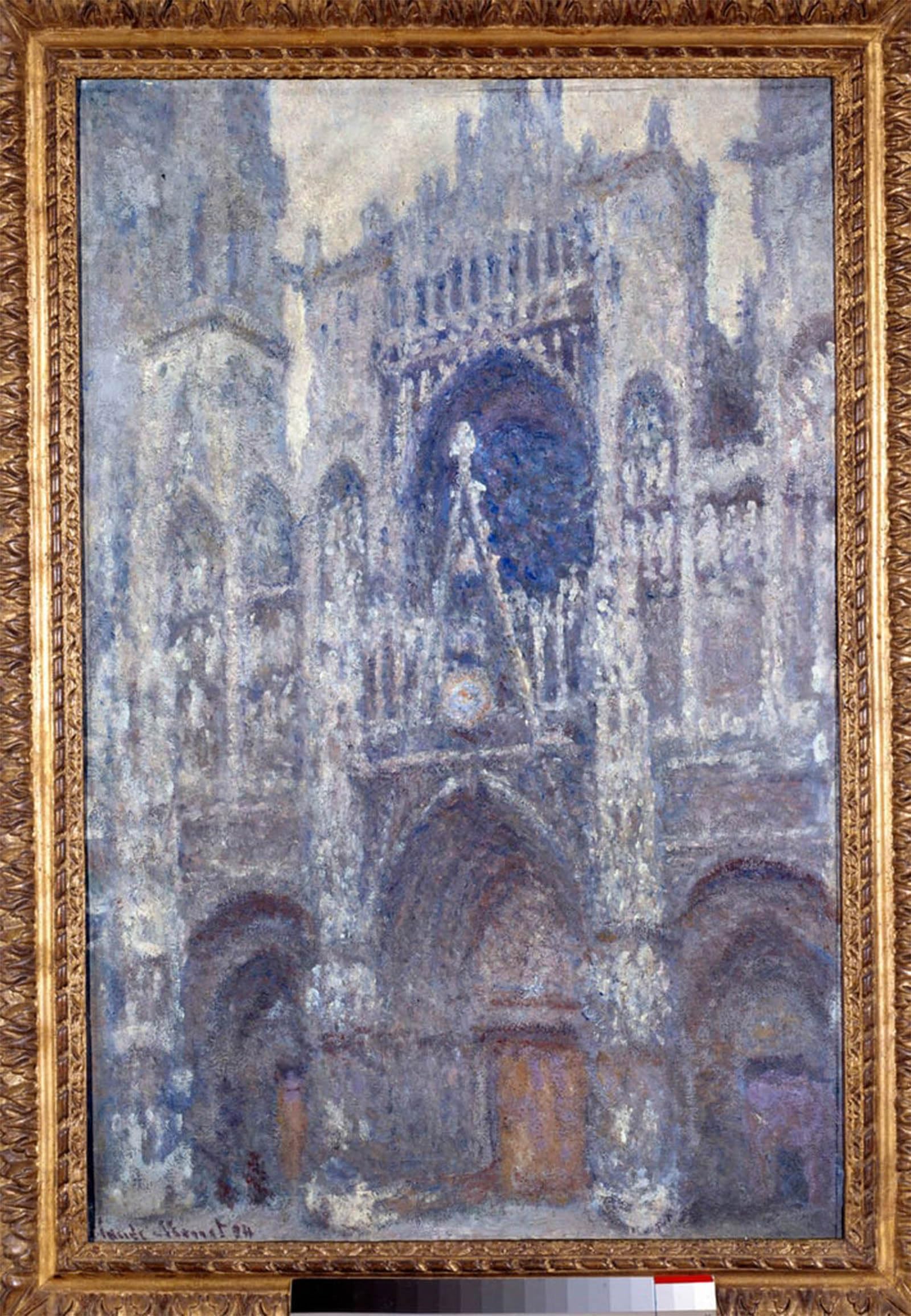 SERENDIPITP Aesthetic Poster Photo Wall Print Retro Picture the Cathedral of Our Lady of Rouen the Portal by Claude Monet Modern Wall Artwork for Home Decor 60x90cm