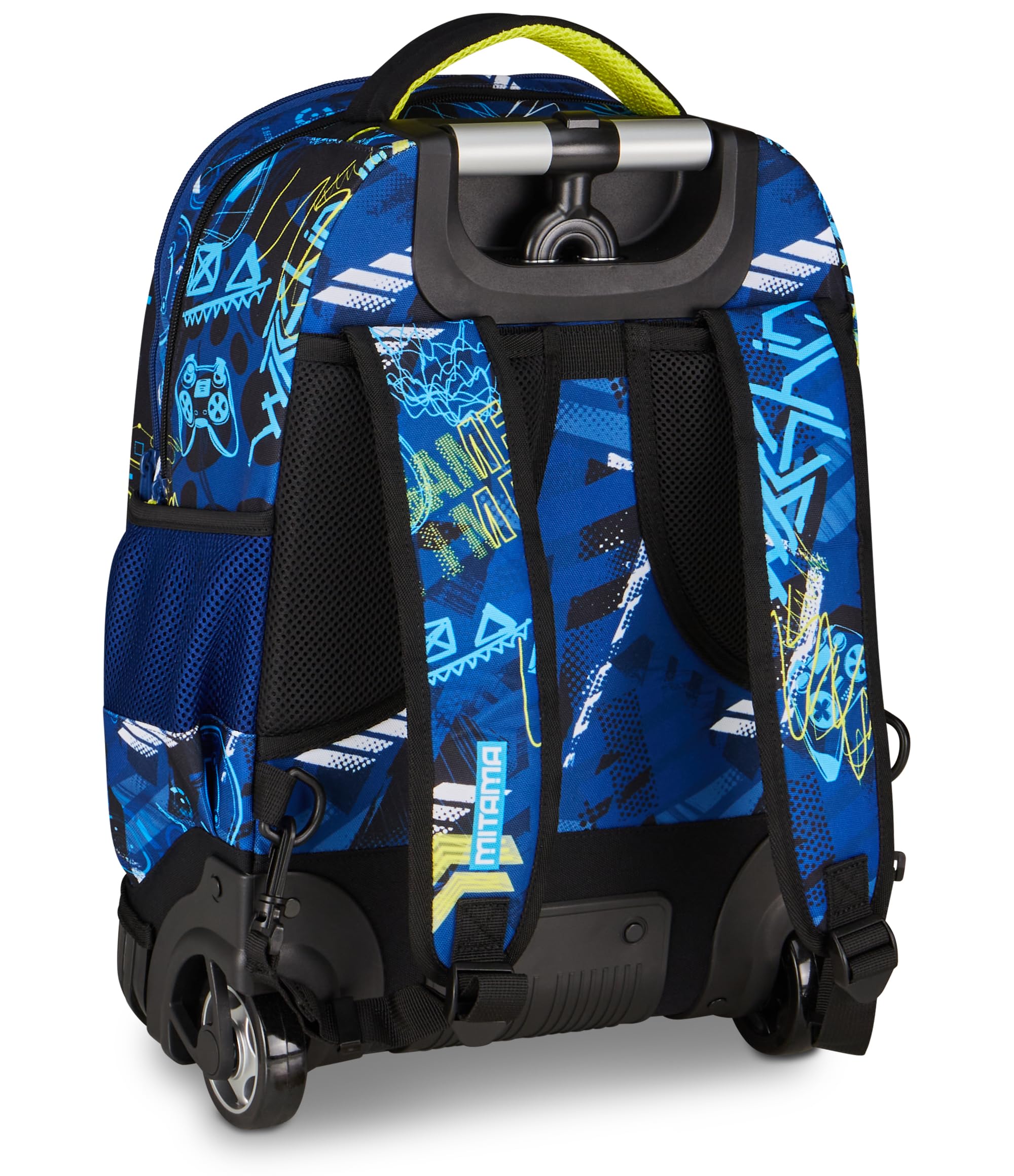 Mitama Trolley Run Extra CYBERSHARK, 33 Lt, Doppio Scomparto, Blu, Tasche multi funzione, bambino, Scuola elementare e media, Tempo libero e viaggi