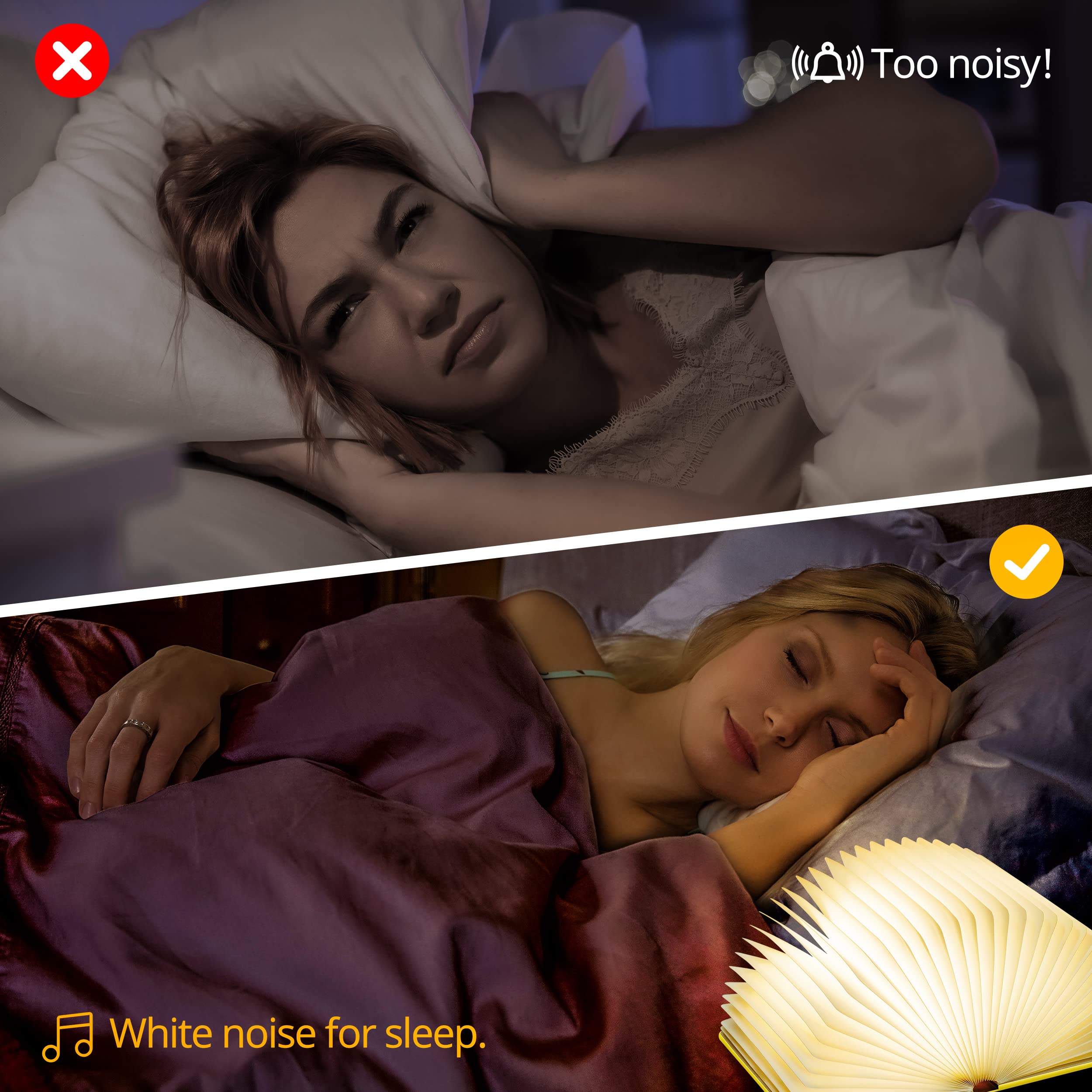 Lampada Libro LED Pieghevole - 3 Colori, Ricaricabile USB, Idea Regalo Originale - Foto 12