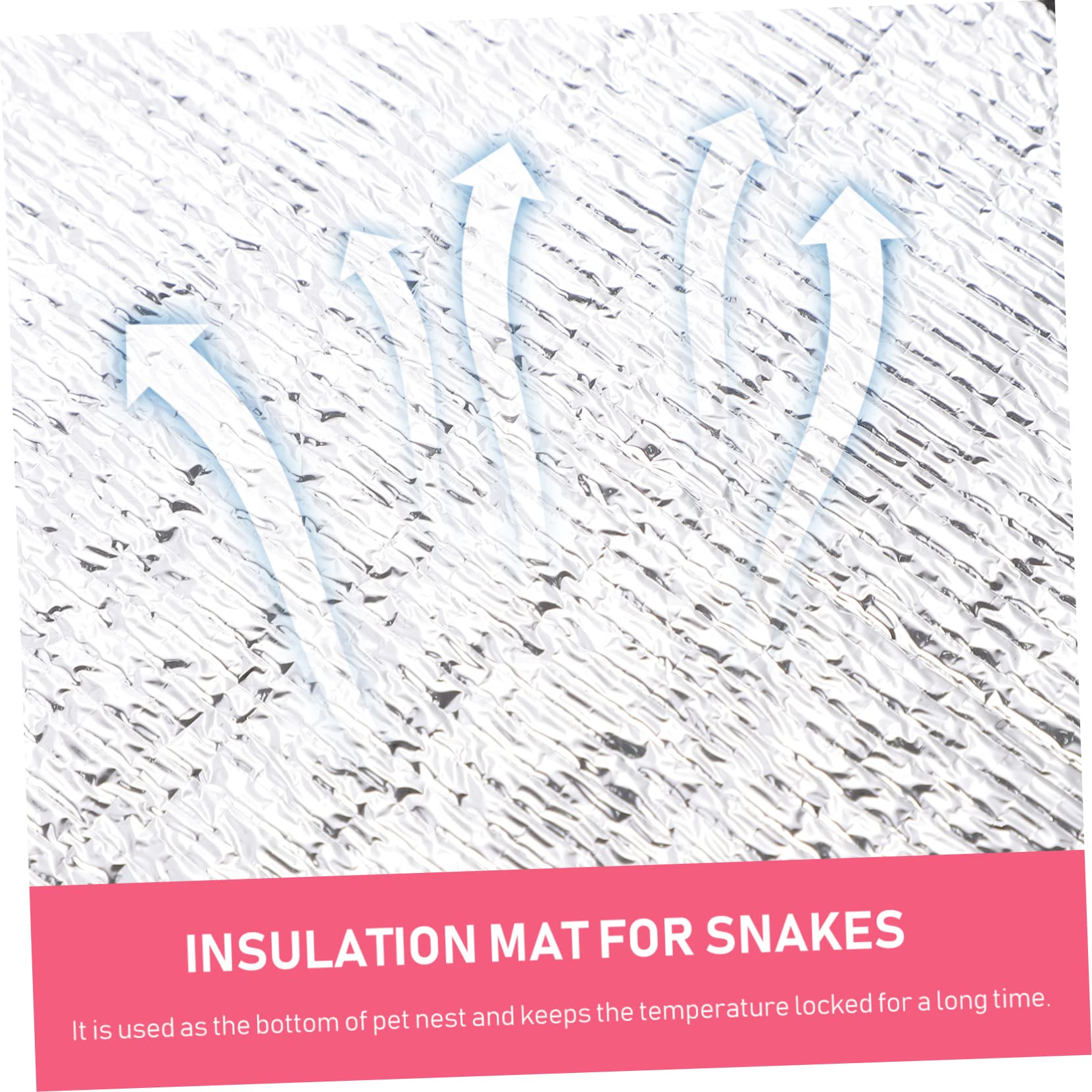 INOOMP 3pcs Reptile Heating Pad for Crested Gecko Reptile Under Tank Heater Lightweight Pet Warm Mat