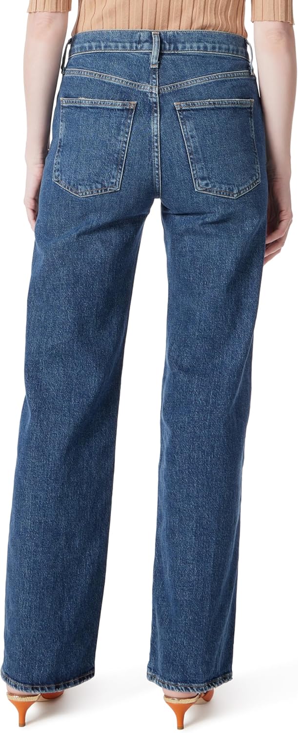 DEE OCLEPPO Womens Kit 5 Pocket Straight Wide Leg Jean Standard - Image 3