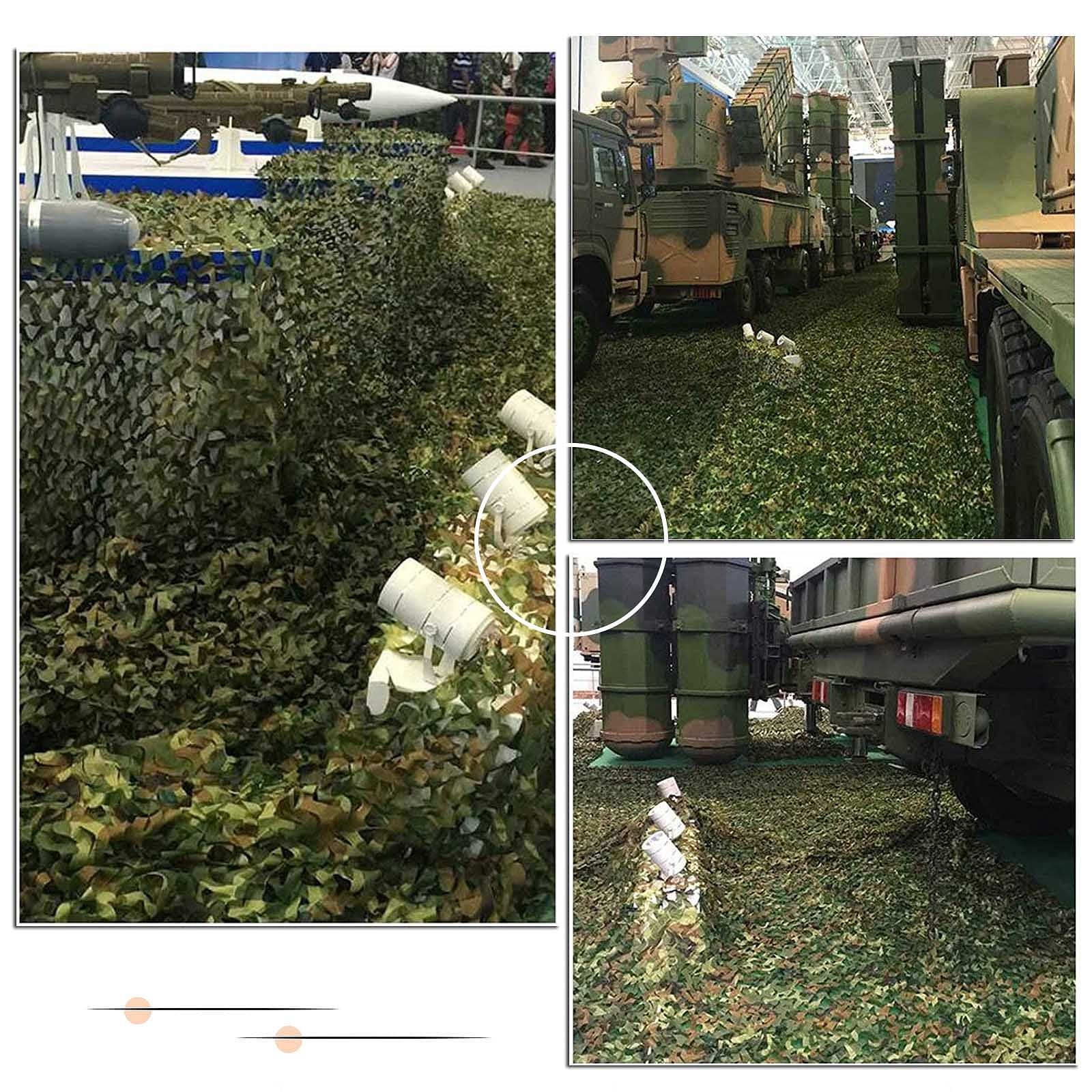 Red de Camuflaje,camuflaje militar,redes de protección fotográfica,redes de tela oxford,simulación de juegos,3D,redes de camuflaje forestal,observación de aves en la selva,Jungle-6×7m/19.7×23.0ft