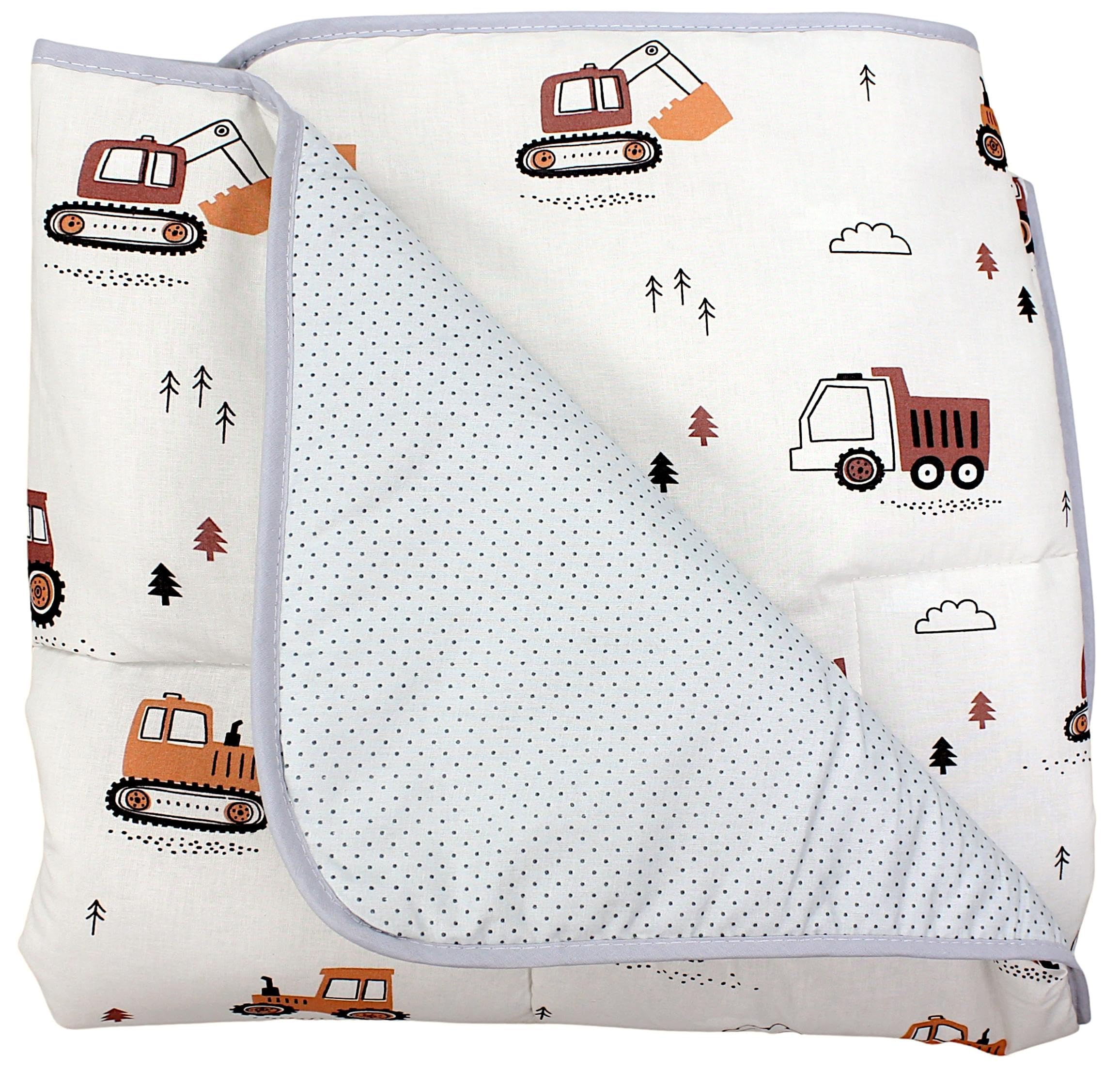 TupTam Baby Speelmat Kinderen Speelmat Gewatteerd XXL Peuterdeken 120 x 120 cm Babykamer Slaapdeken, Zoo Groen