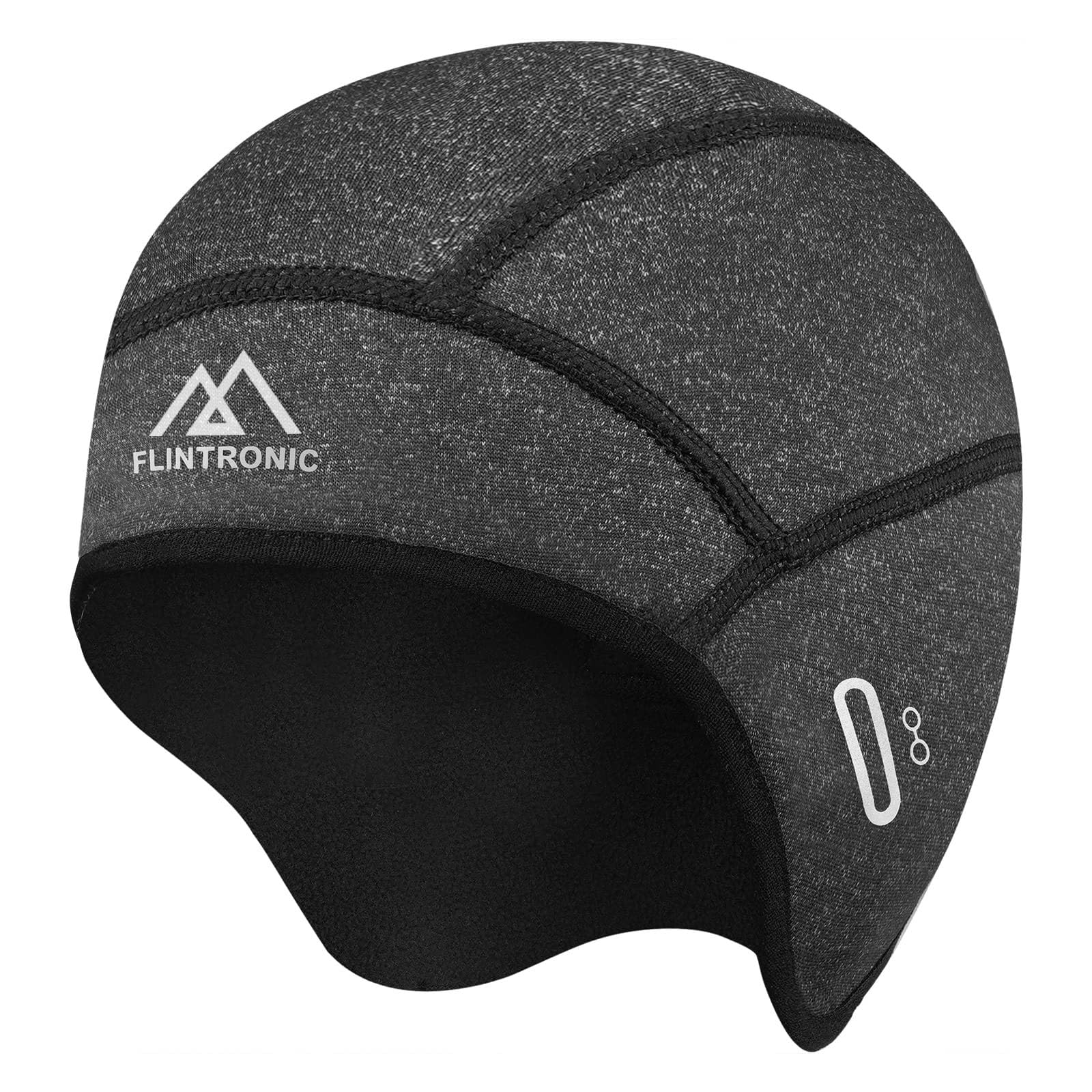 Flintronic Berretto Sottocasco Invernale da Ciclismo, Cappello da Bici Unisex per Uomo e Donna, per Sci, Corsa e Pattinaggio