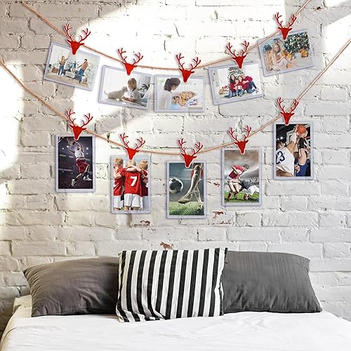 Miniatura 4 de Outus Soporte acrílico para fotos de 4 x 6 pulgadas, protector de bolsillo para tarjetas de béisbol de plástico rígido, protector de hoja de