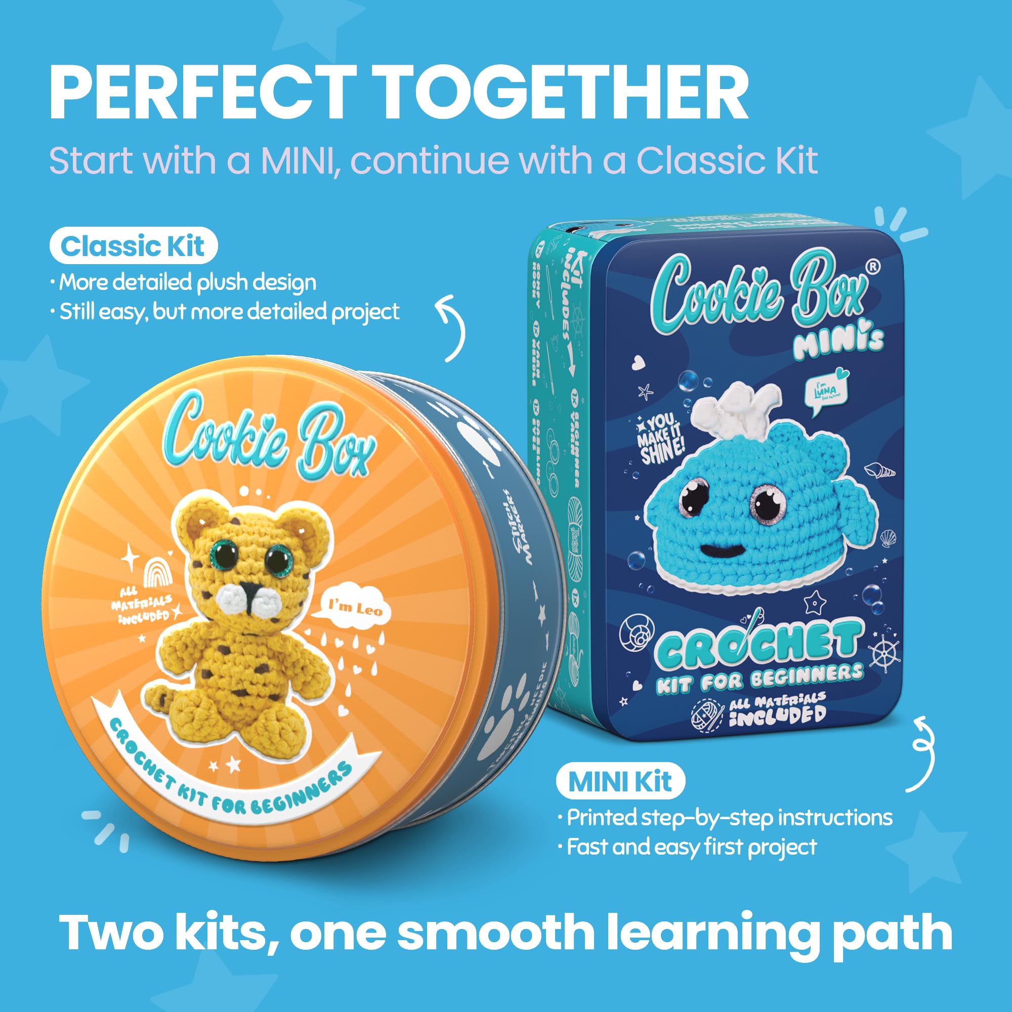 Amazon.com: Cookie Box Original Crochet Kit for Beginners – Gift