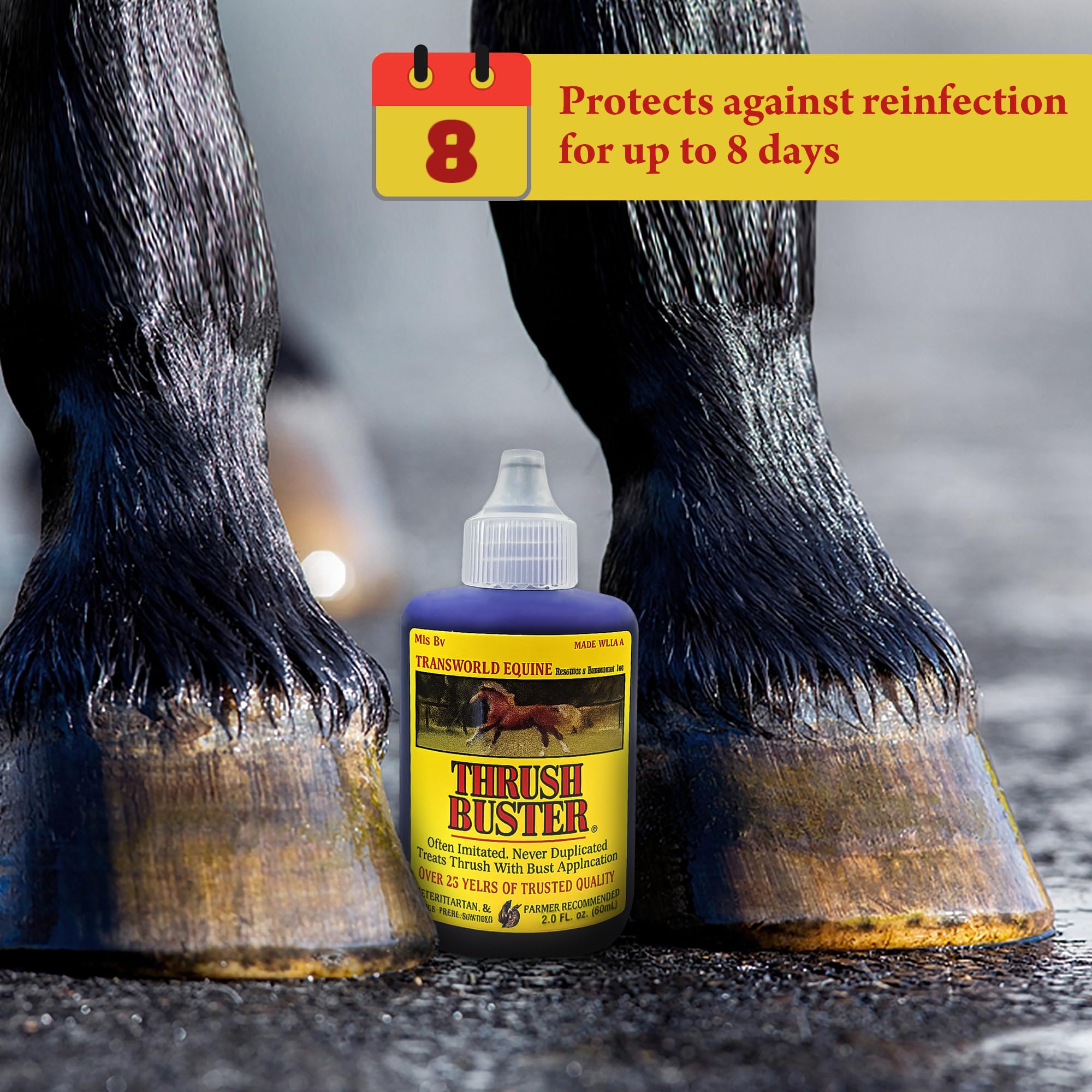 Tohoyard- Thrush Buster 2.0 FL oz para Caballos