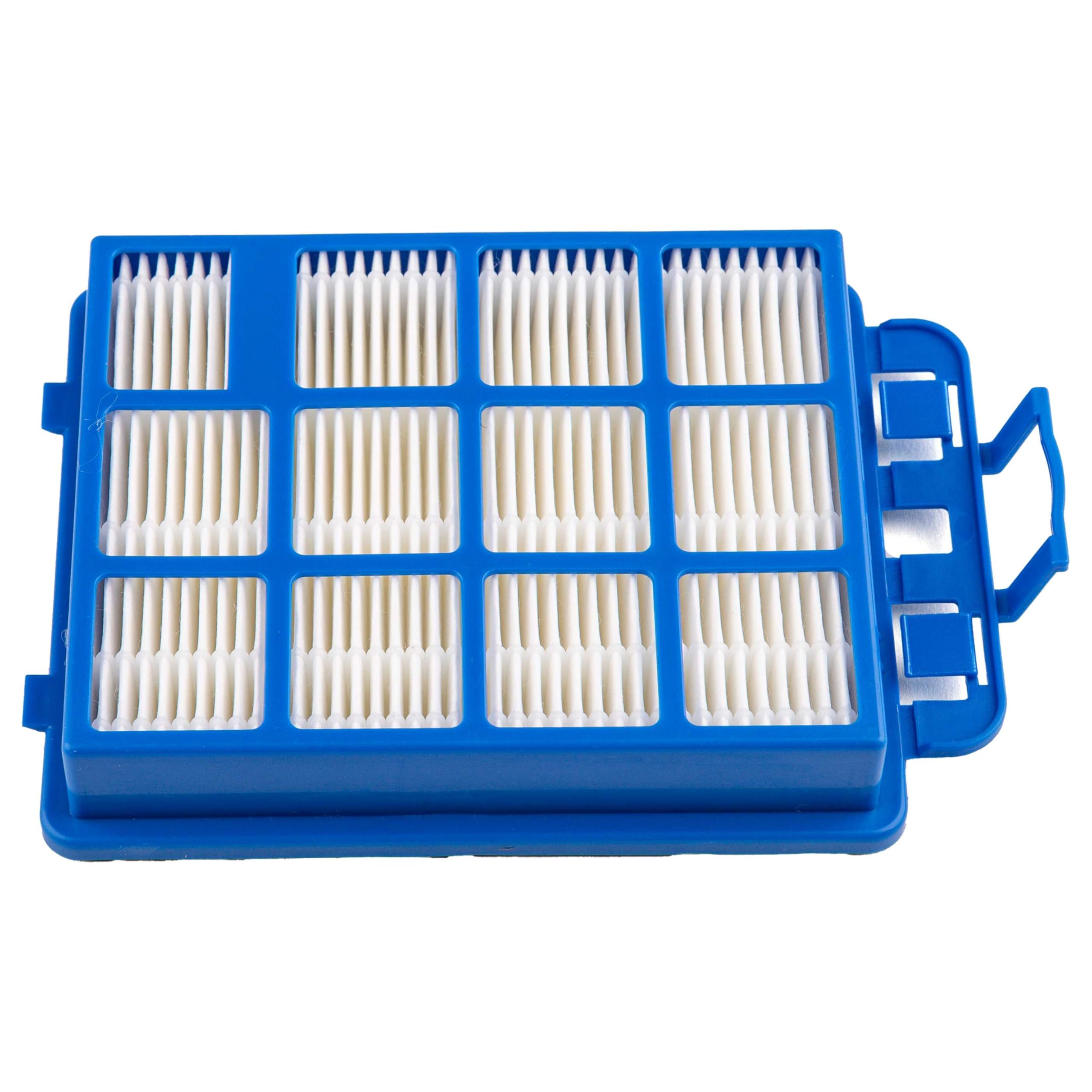 vhbw 4 x filtr kompatybilny z Hanseatic HVBA8008SKC odkurzacz - filtr HEPA niebieski