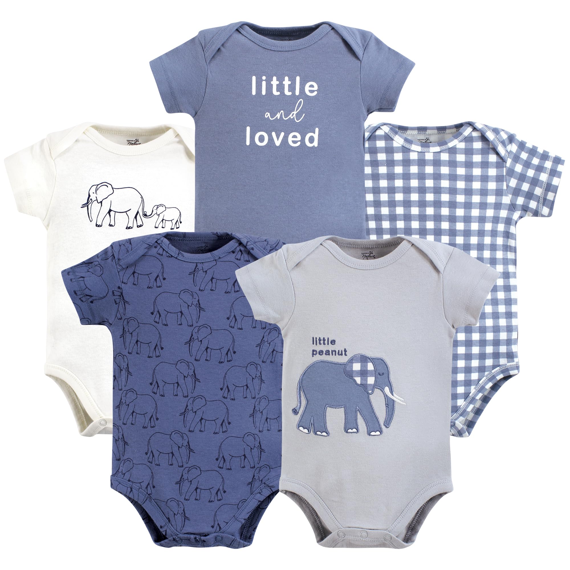 Touched by Nature Unisex Baby Body aus Bio-Baumwolle