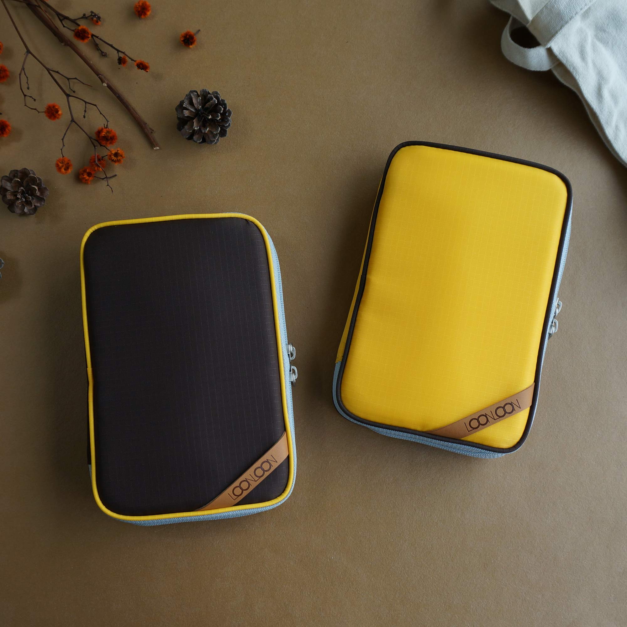 ふでばこ Amazon | LOONLOON 615 パディン ペンケース レッド 大容量 多機能