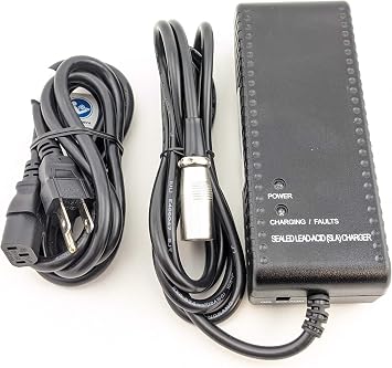 Pride Mobility Charger ELE1803400 - Fits Scooters and Power Wheelchairs - 24V 3.5A - UPG 24BC3500T-4 71699