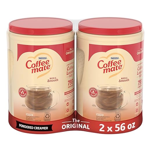 Nestle Coffee mate Coffee Creamer, Original, Non Dairy Powder Creamer, 56 Ounces (Pack of 2)