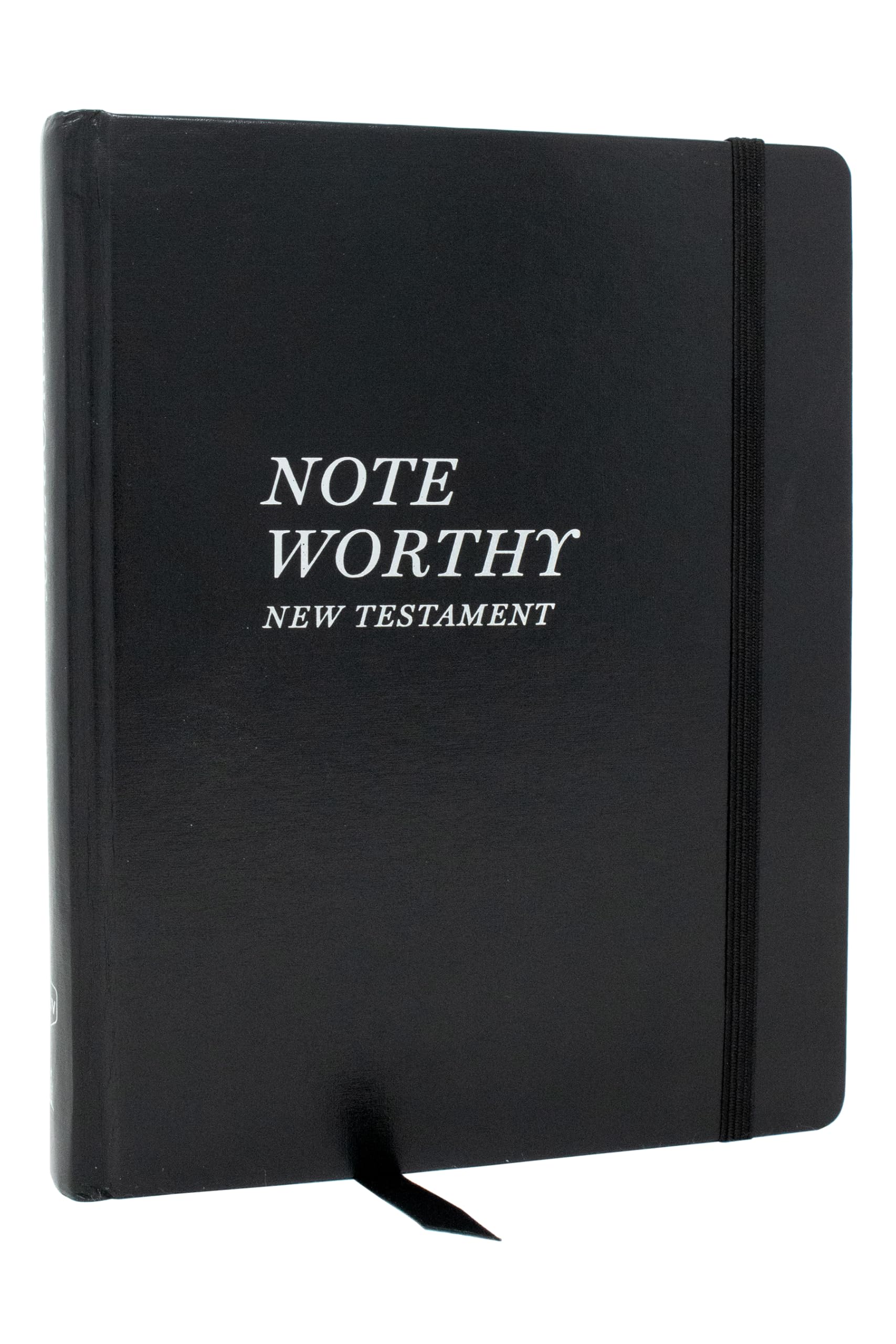 NoteWorthy New Testament: Read and Journal Through the New Testament in a Year (NKJV, Hardcover, Comfort Print): New King James, Black, Read and ... a Year, Satin Ribbon Marker, Elastic Closure