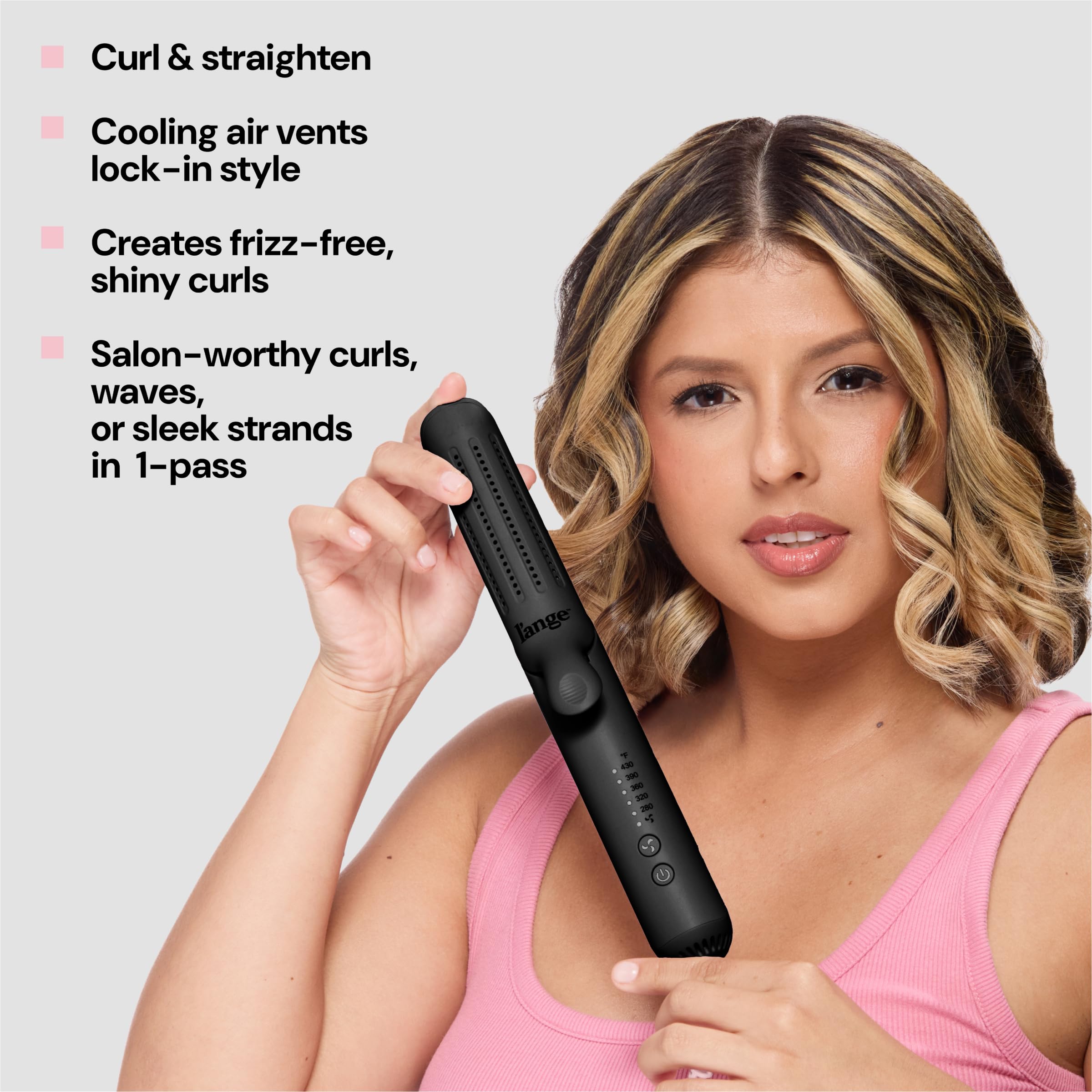 L’ANGE Hair Le Duo Styler: Curl & Straighten -5