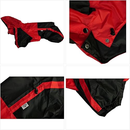 Miniatura 10 de Ropa para mascotas, ropa para perro, ropa para lluvia, nieve, impermeables, cuatro patas, impermeable para perros pequeños, medianos, grandes,