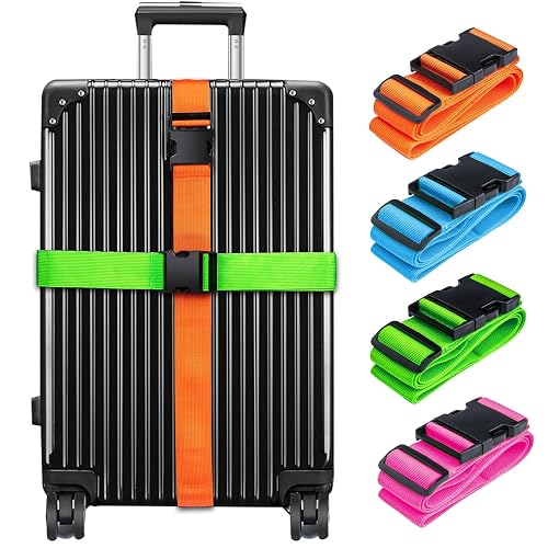 collwait Luggage Straps for Suitcases