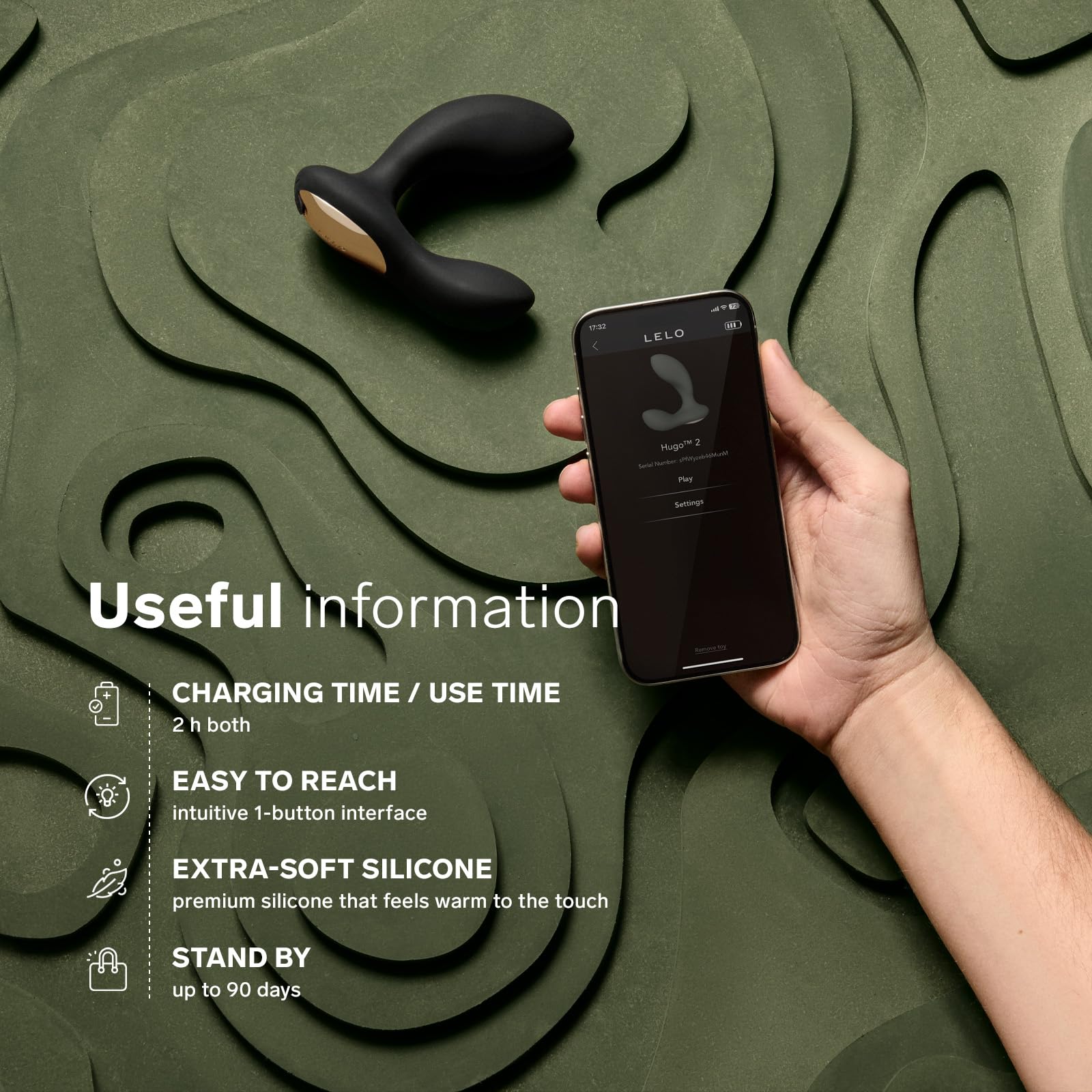 Amazon.com: LELO Hugo 2 Male Prostate Massager with Bluetooth App and 10  Settings, Waterproof and Researchable Male Prostate Vibrator in a Dark  Forest Hue : Health & Household