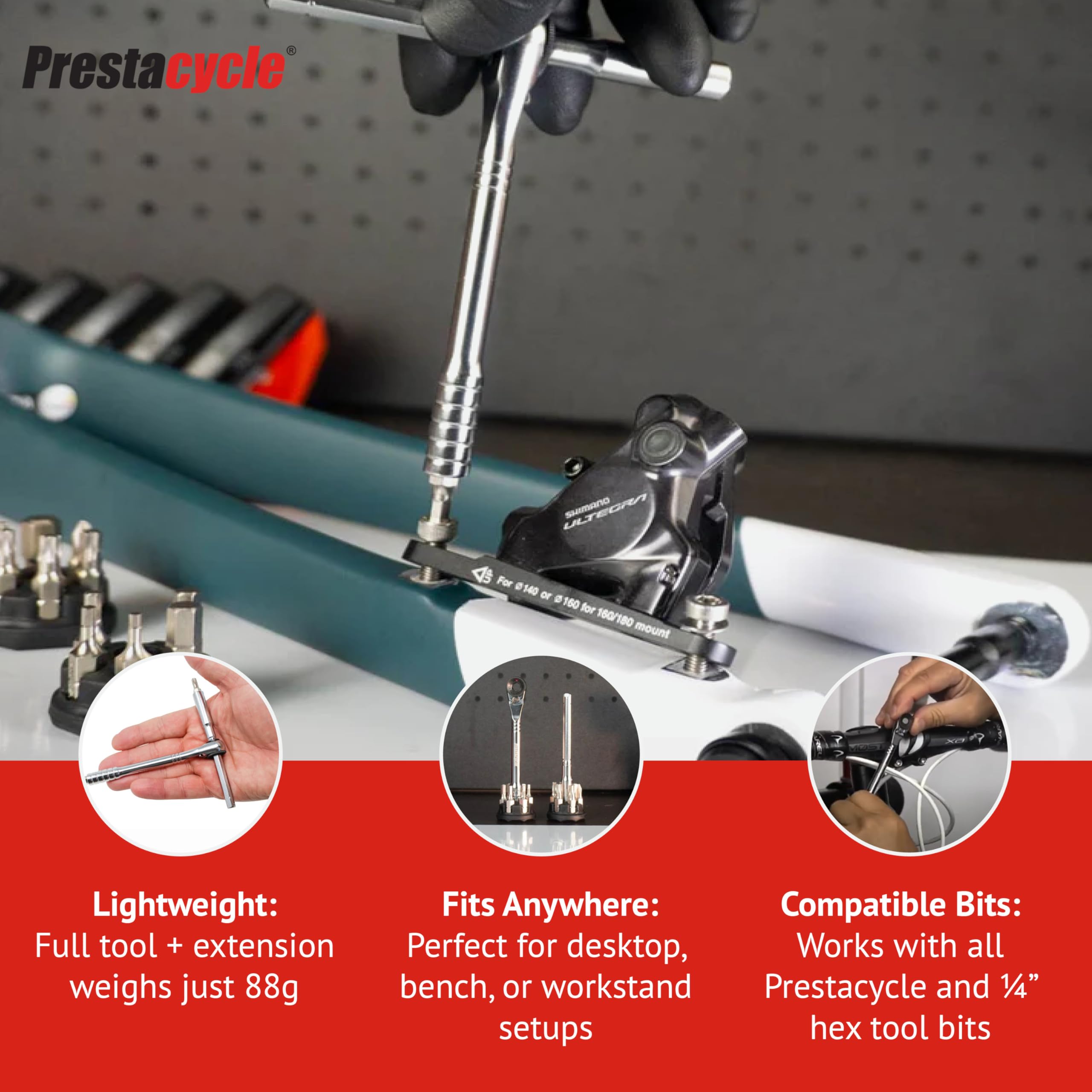 Prestacycle Grzechotka z uchwytem T