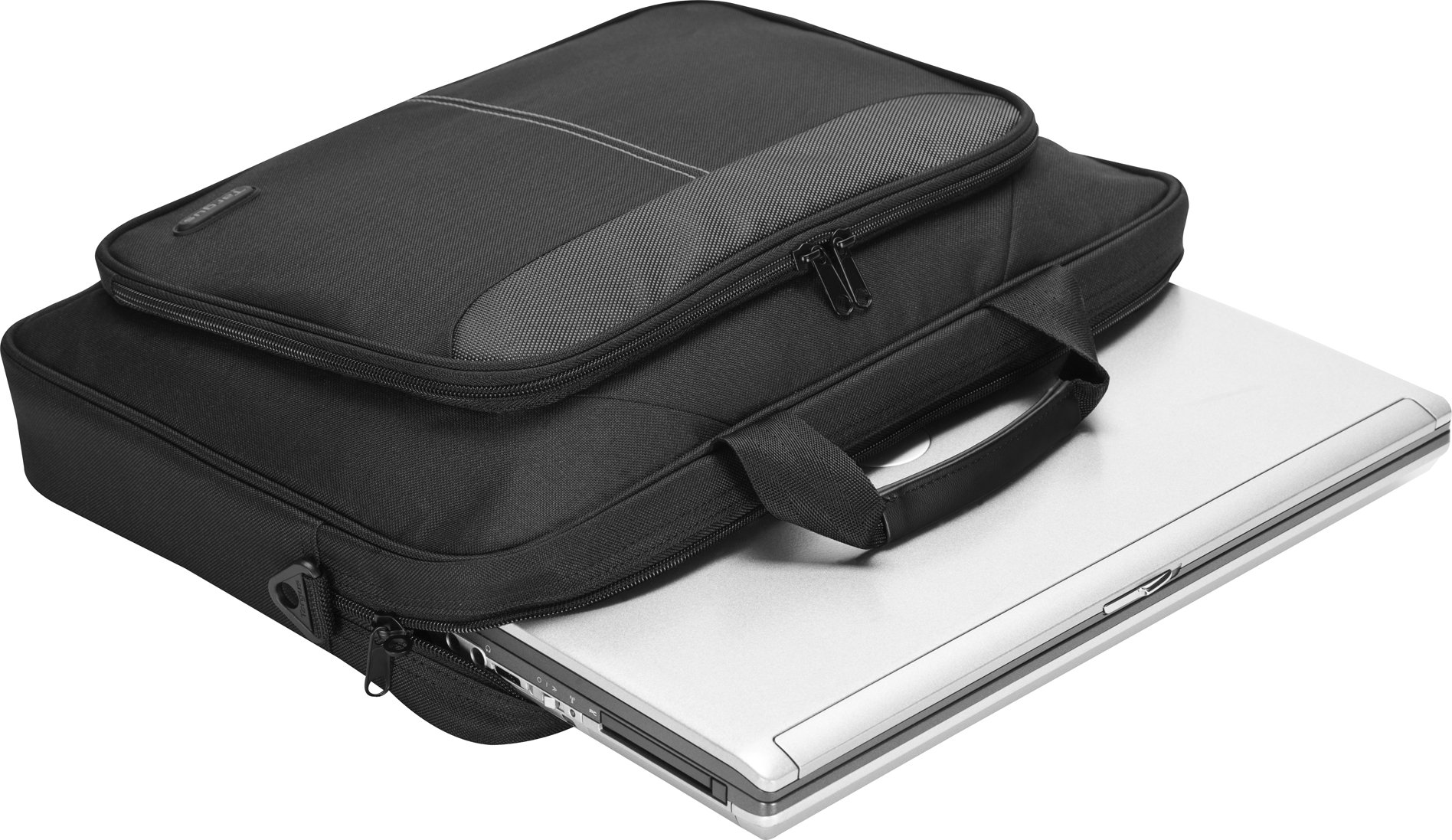 Targus Laptop Bag — Black 15.6" Intellect Sleeve Messenger Bag, Spacious, Ergonomic, Foam Padded