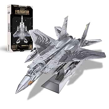 Amazon | Piececool(ピースクール) 金属製 立体パズル F-15戦闘