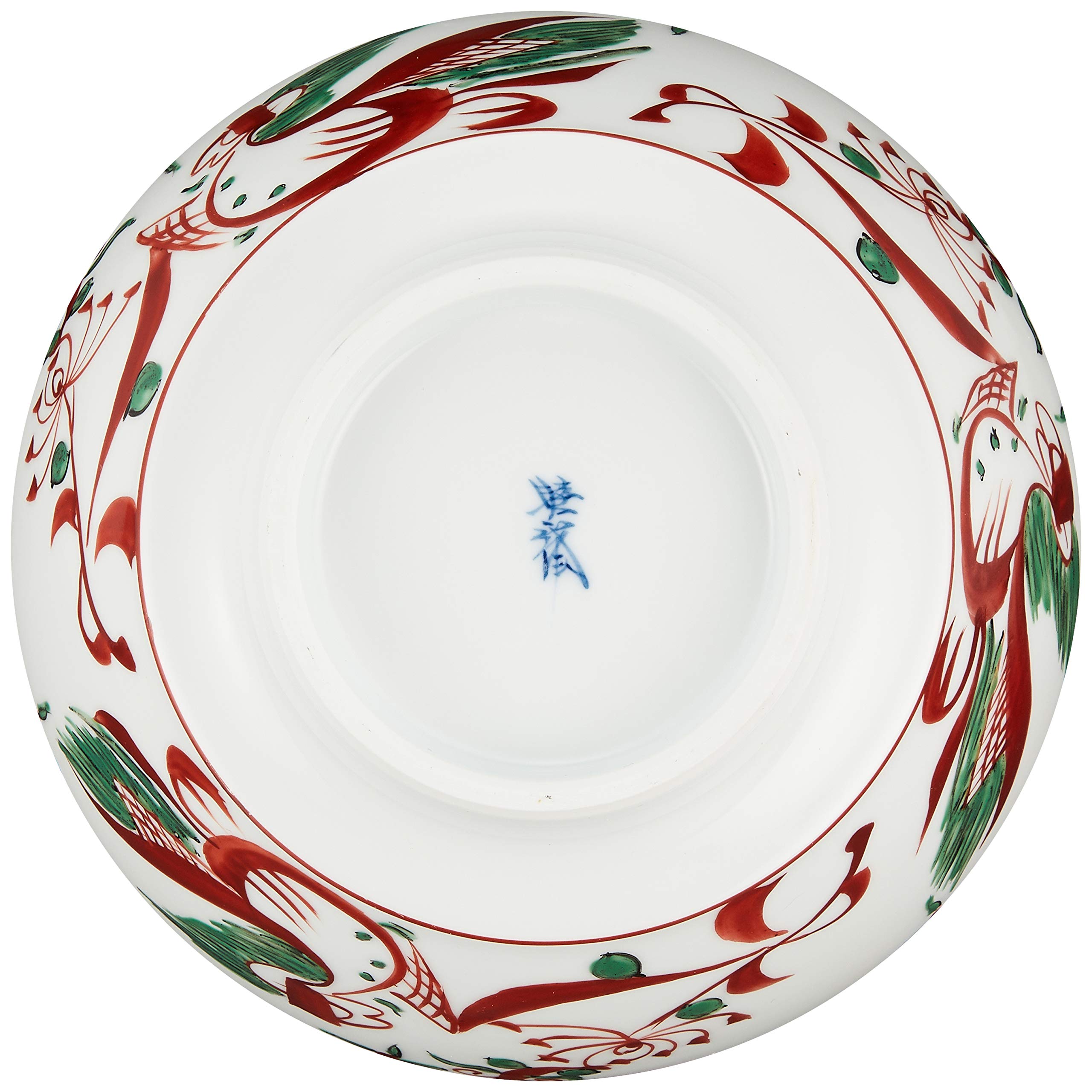 Amazon｜有田焼 田清窯 「 究極の ラーメン鉢 」 赤絵万歴 直径