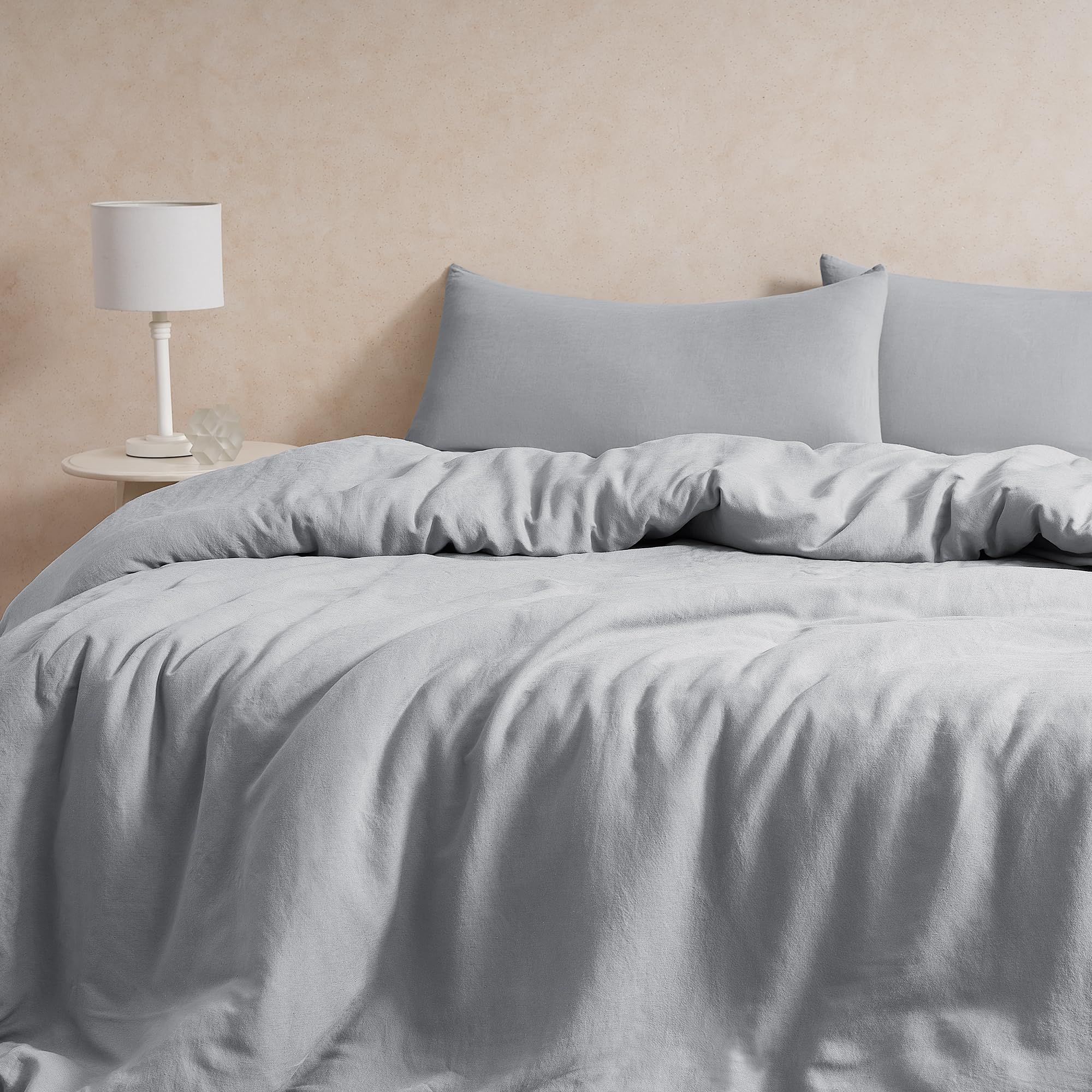 Dark Sky Reserve® - Bamlin Oversized King Duvet Cover - Portugal Made - Distressed Gray