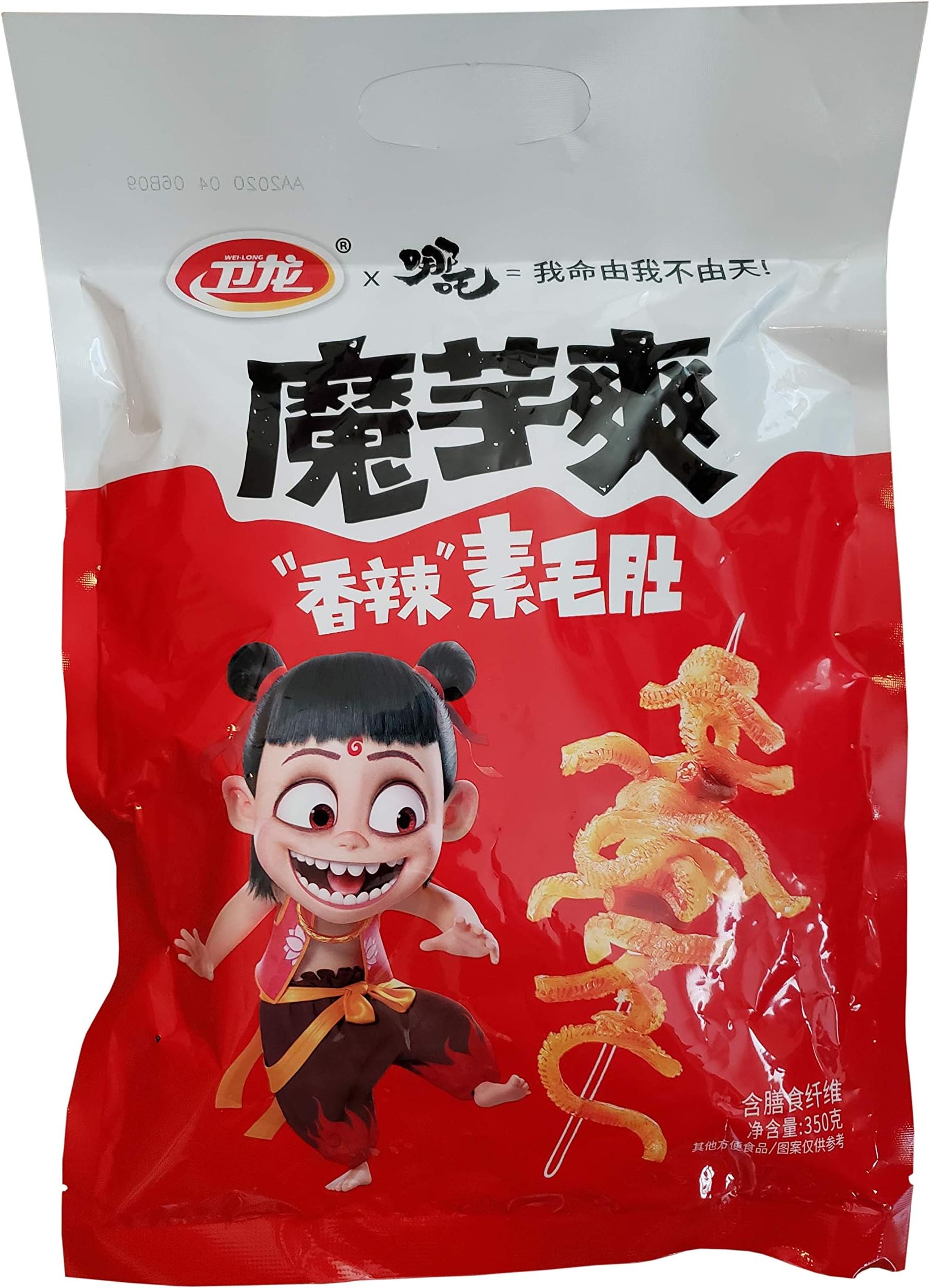 Wei Long Konjac snacks, 20 Sachets / 360g (Spicy)