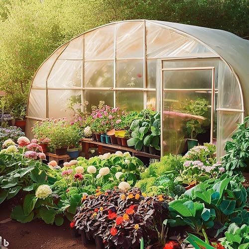 Miniatura 4 de Película de plástico para invernadero, cobertor de polietileno transparente, resistente a los rayos UV, 6 mil, 4 años