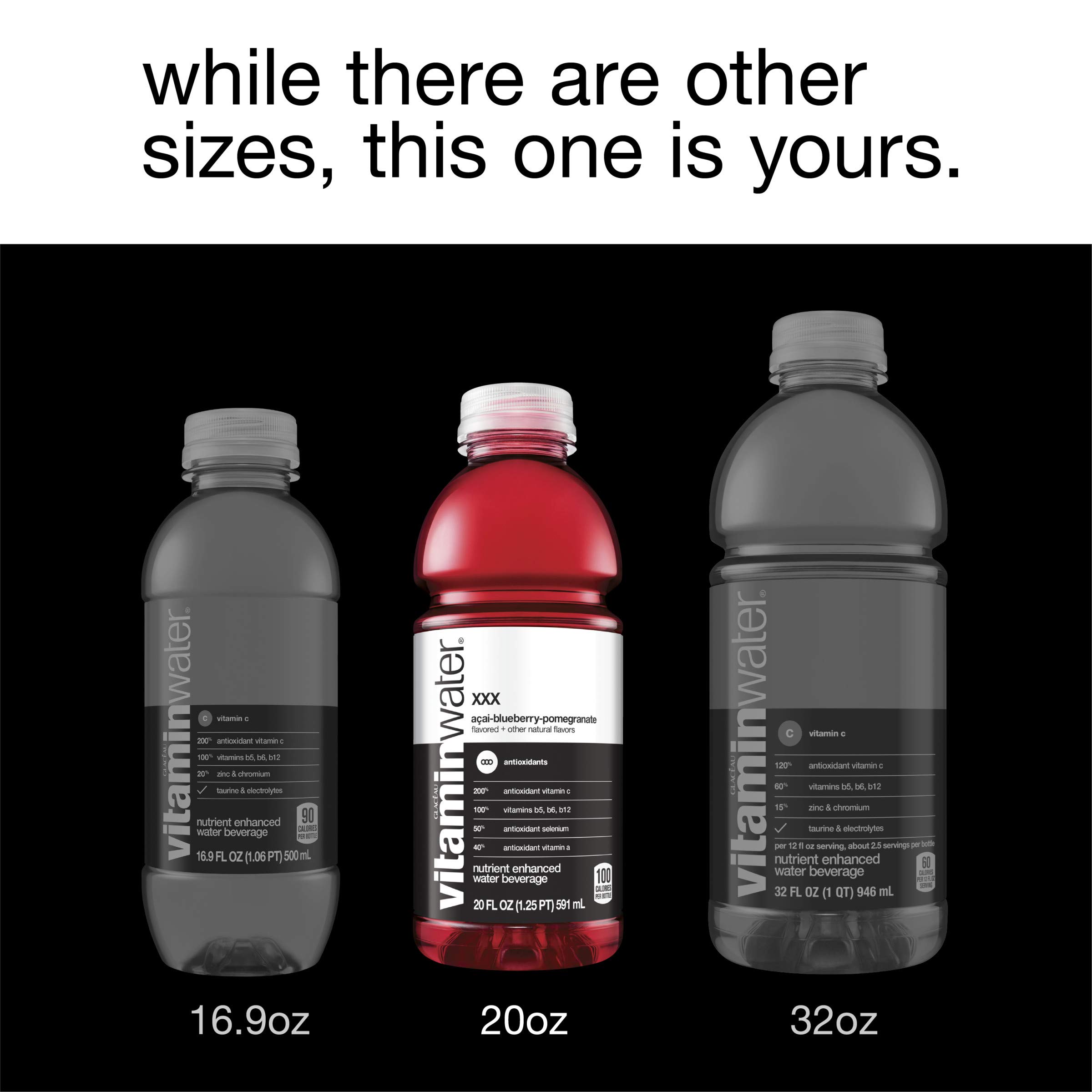 VitaminWater Flavored Water 4 Flavor Variety Pack Nutrient Enhanced