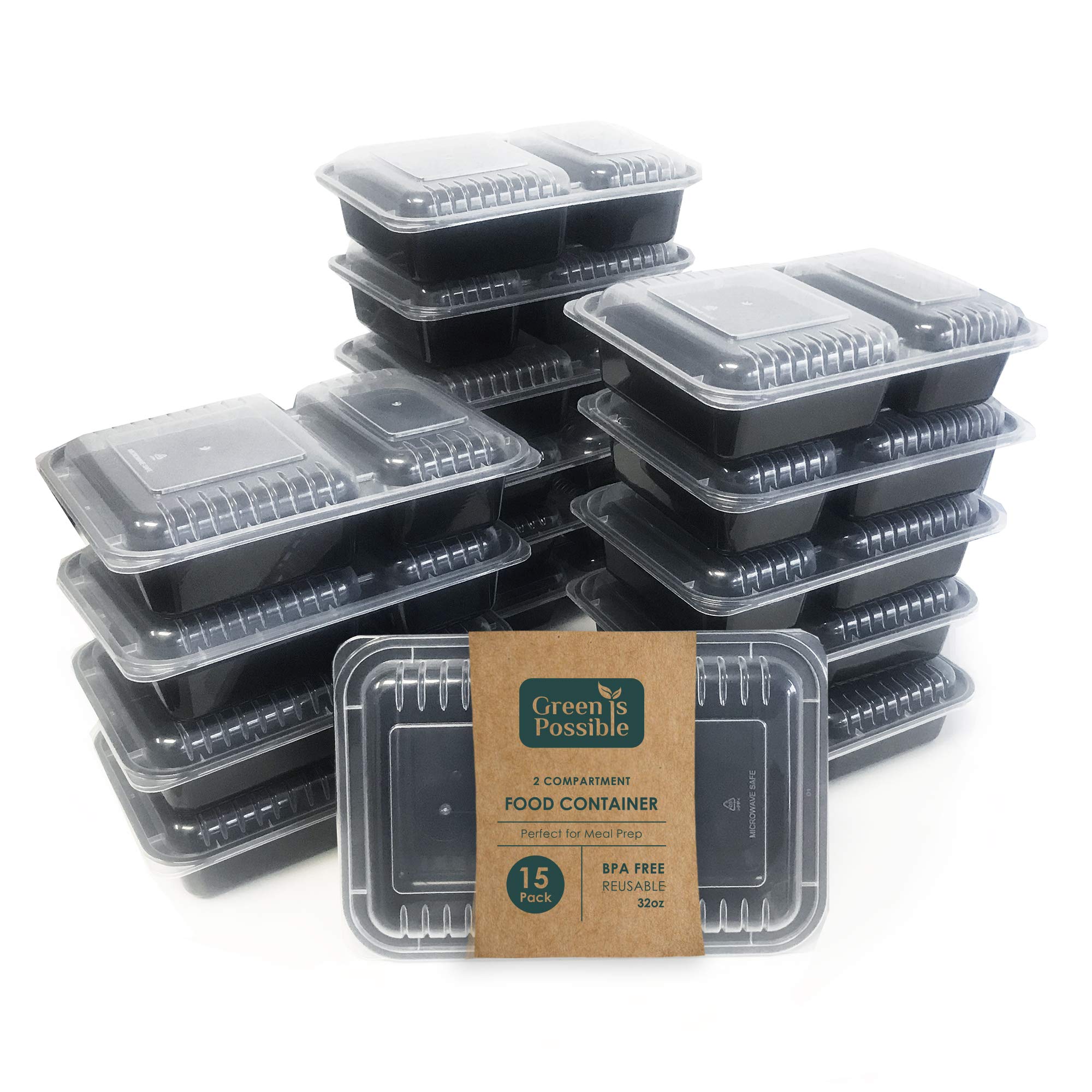 Recipientes De Preparación De Alimentos Con Tapas, Paquete De 24