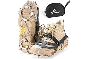 Crampons for Shoes, Sportneer Premium Traction Ice Cleats