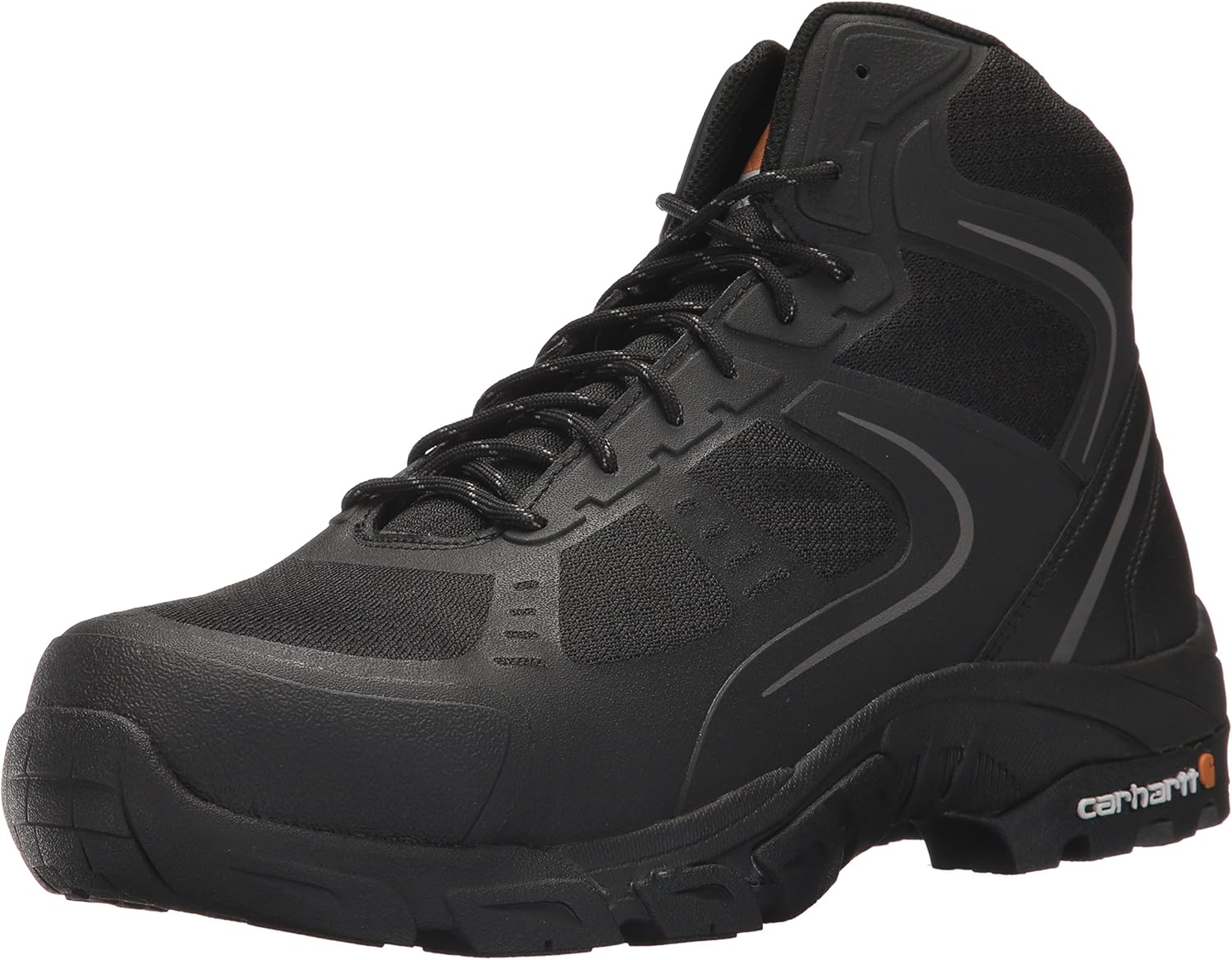 Carhartt mens Lightweight Hiker Steeltoe Industrial Boot, Black Mesh and Synthetic, 10.5 US