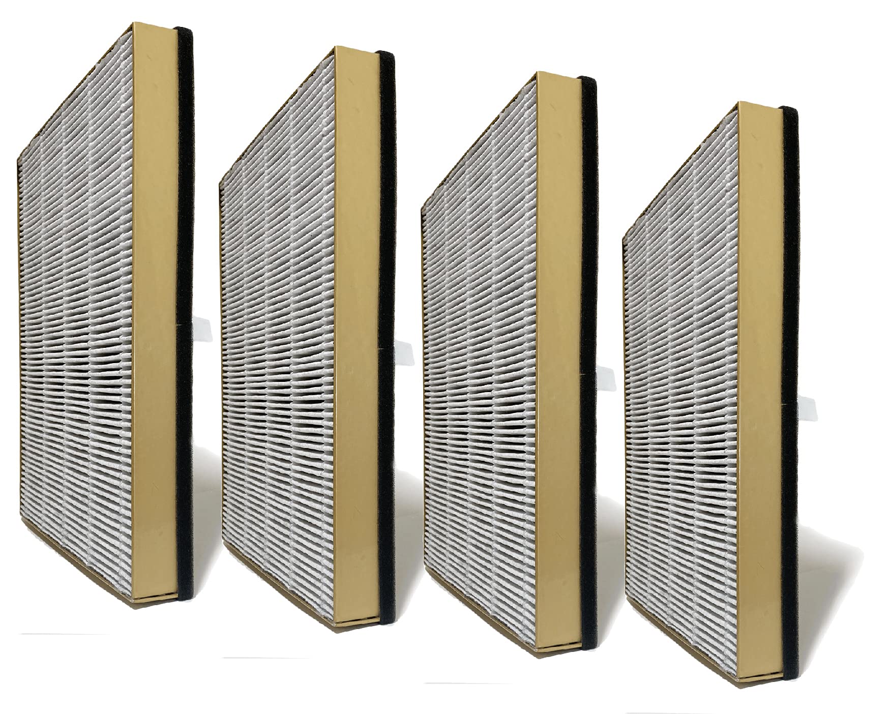 NispiraTrue HEPA Replacement Filter for Air Purifier, Compatible with TaoTronics TT-AP002, 4 Packs