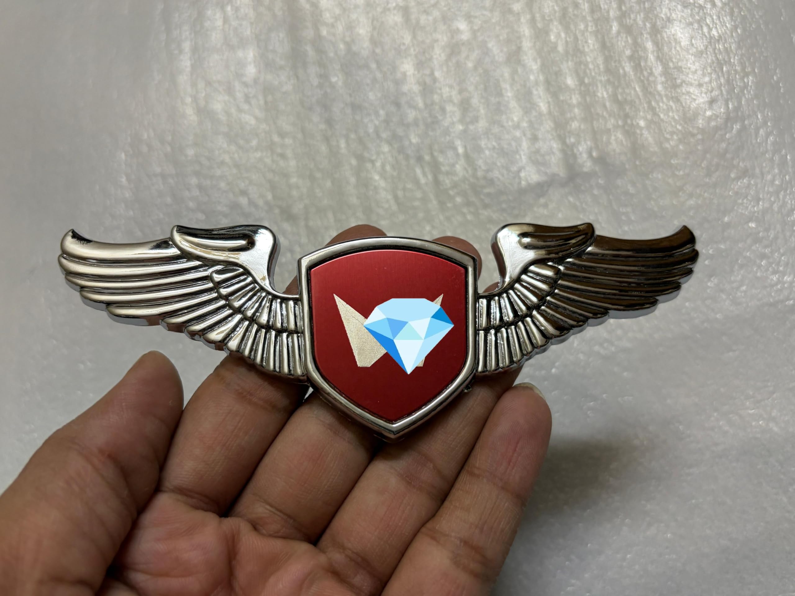 AUTOMASH Car Front Hood 3D Metal Bonnet Emblem Sticker Compatible