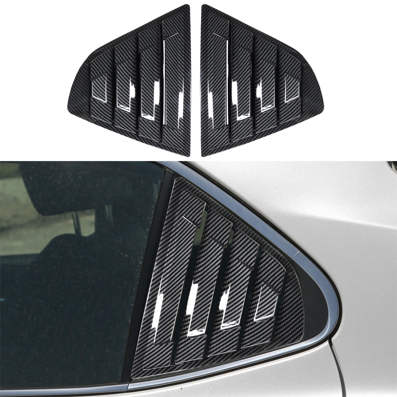 Rear Side Window Louvers for 2018-2024 Toyota Camry Accesories