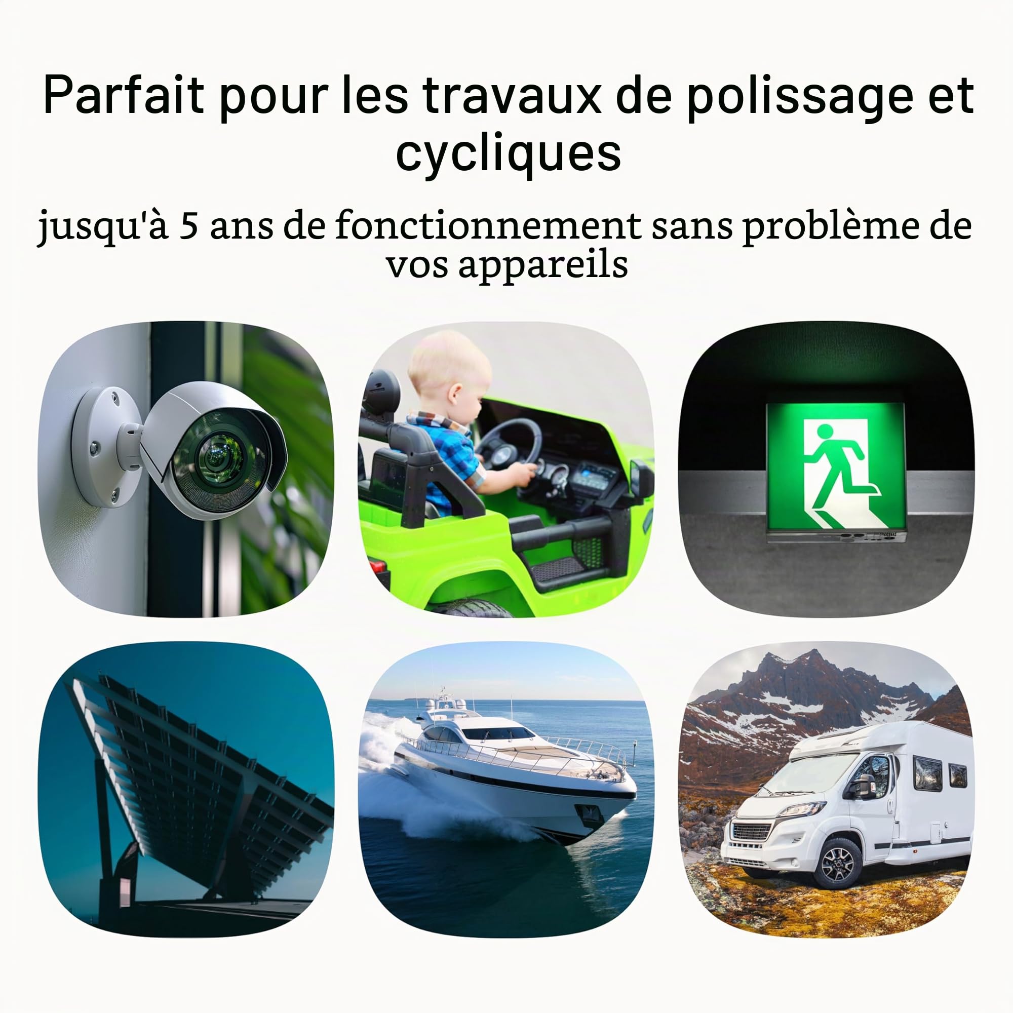 GreenCell Rechargeable Batterie AGM 12V 10Ah accumulateur au Gel Plomb Cycles sans Entretien VRLA Battery étanche UPS | USV | Système UPS | Batterie de Secours | Batterie de résérve