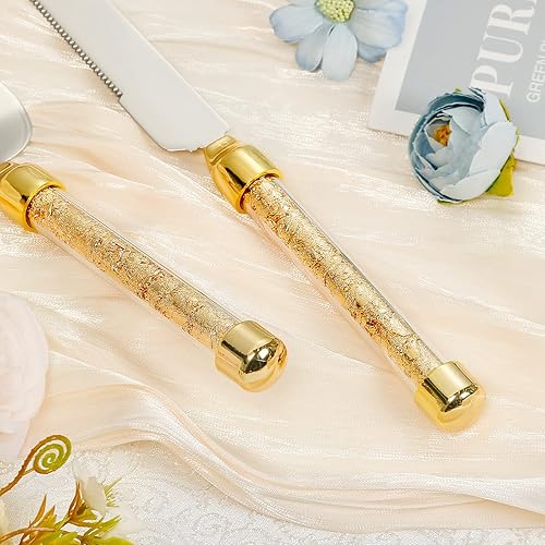 Miniatura 5 de Juego de cuchillo y servidor personalizado para pastel de boda, juego de corte de pastel grabado, elegante juego de cortador de pastel, cuchillo de