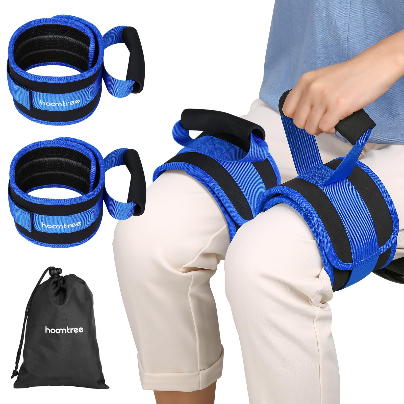 Leg Lifter Strap for Limited Mobility,Thigh Lifter Strap with Padded Grip and Loop for Knee Hip Surgery Recovery,Mobility Aids Tool for Disabled Get in and Out of Bed,Car,Wheelchair — Amazon image 8
